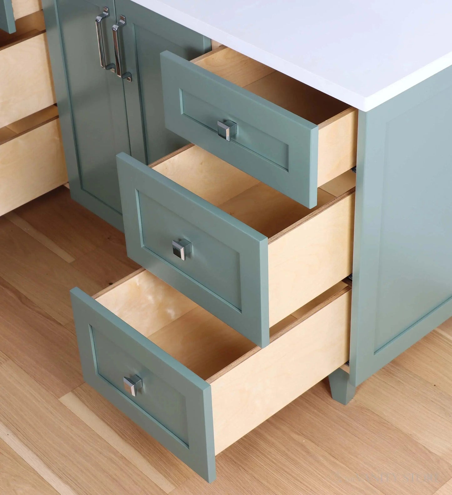 Bridgeport SLIM 60" Sage Green Bathroom Vanity Teodor Bathroom Vanity Canada