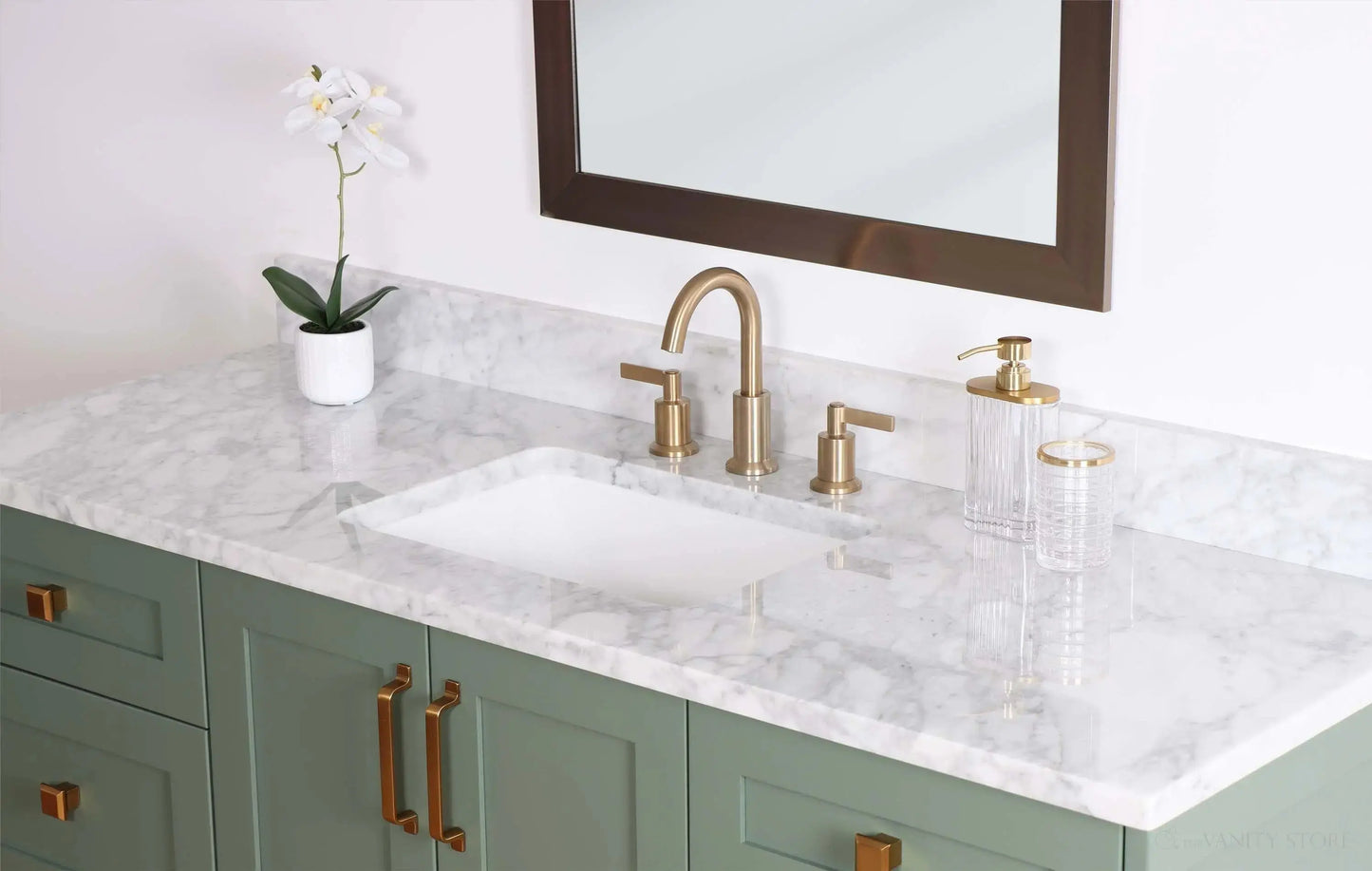 Bridgeport SLIM 60" Sage Green Bathroom Vanity Teodor Bathroom Vanity Canada