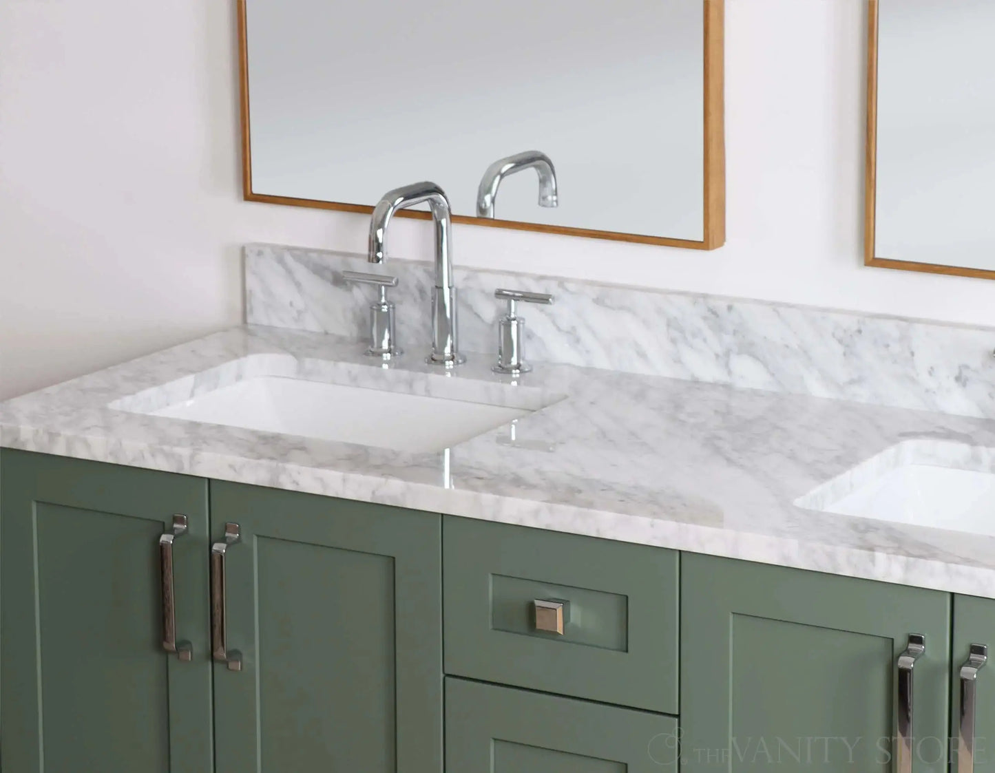 Bridgeport SLIM 60" Sage Green Bathroom Vanity, Double Sink Teodor Bathroom Vanity Canada