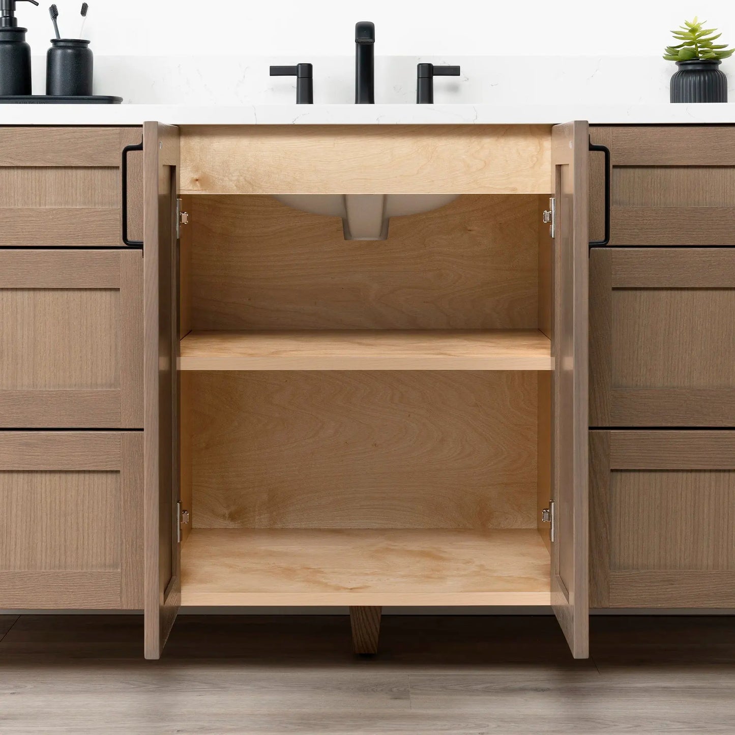 Bridgeport SLIM 72" Almond Coast Bathroom Vanity Teodor Bathroom Vanity Canada