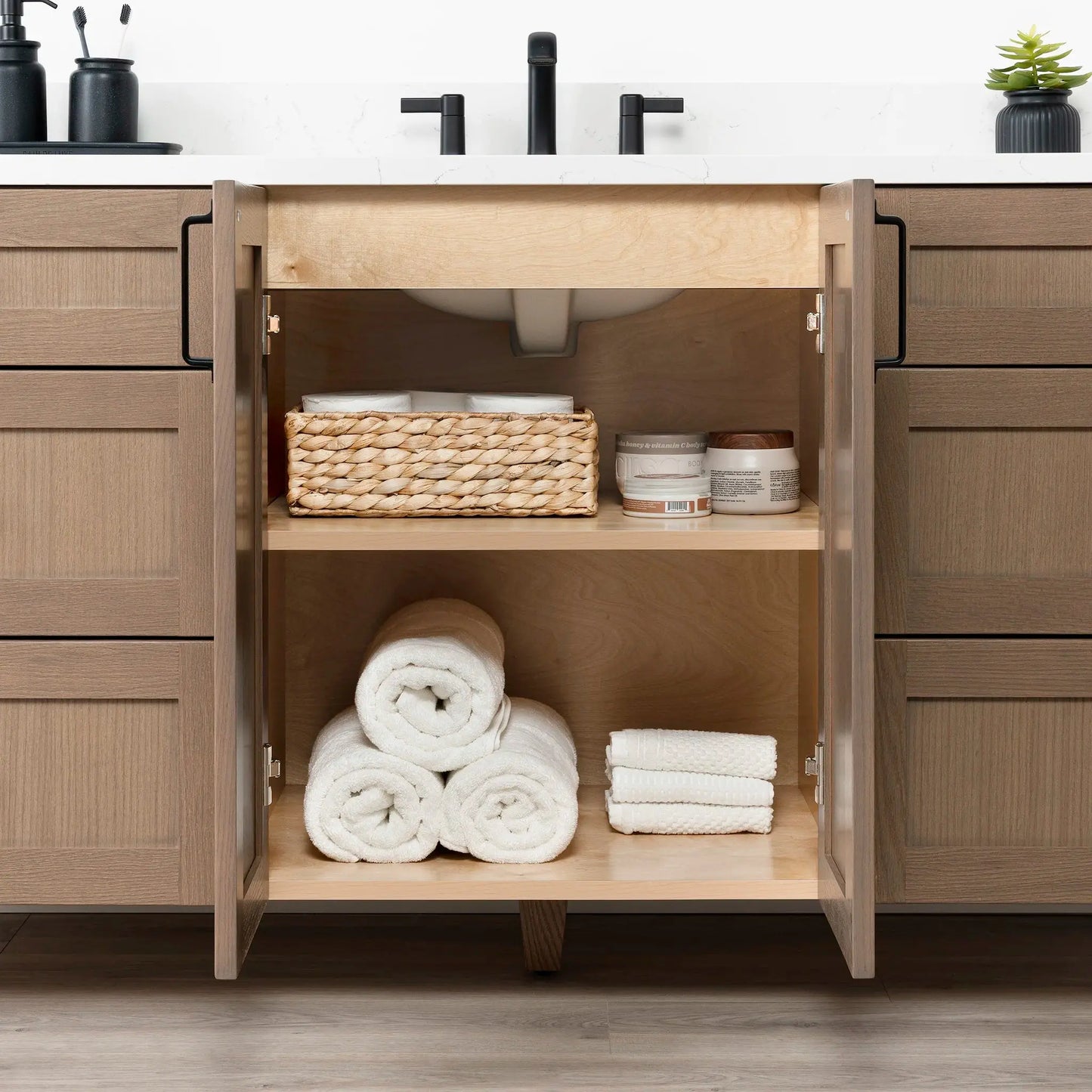 Bridgeport SLIM 72" Almond Coast Bathroom Vanity Teodor Bathroom Vanity Canada