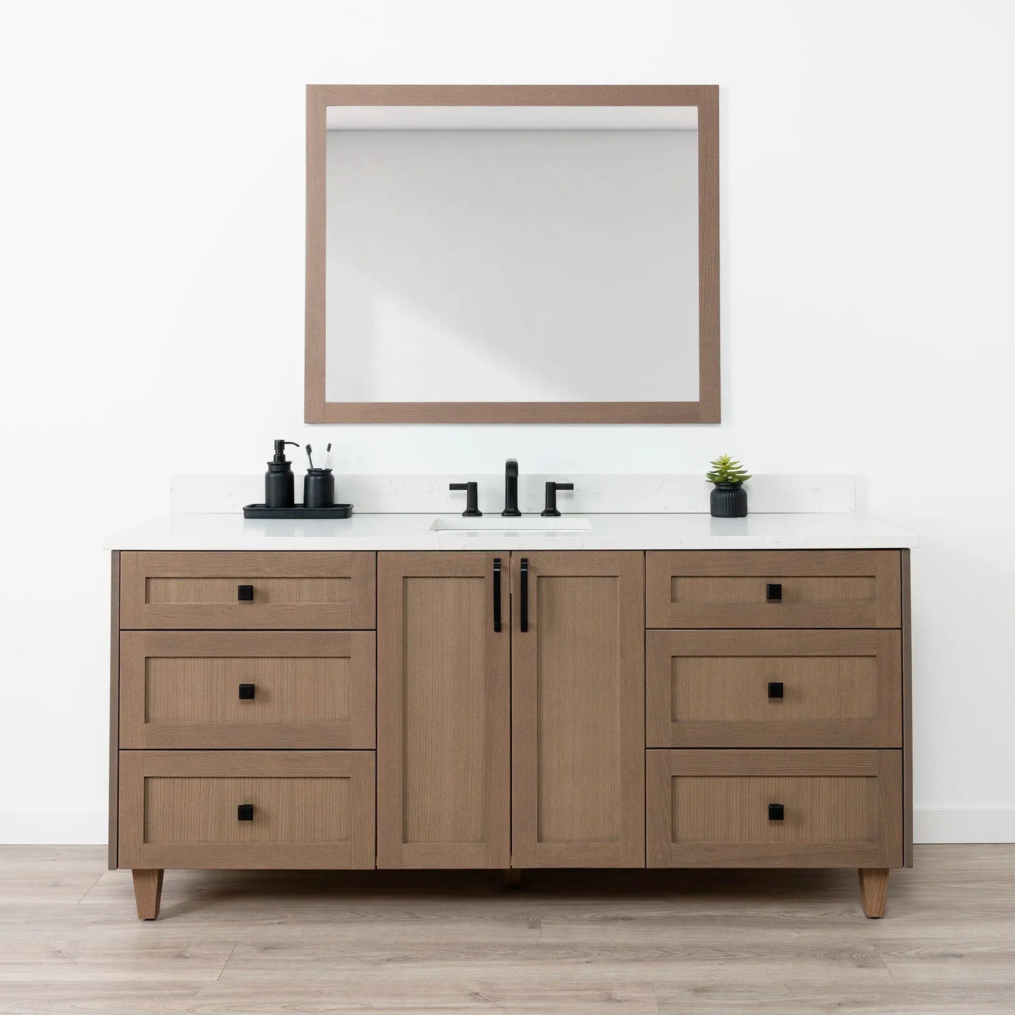 Bridgeport SLIM 72" Almond Coast Bathroom Vanity Teodor Bathroom Vanity Canada