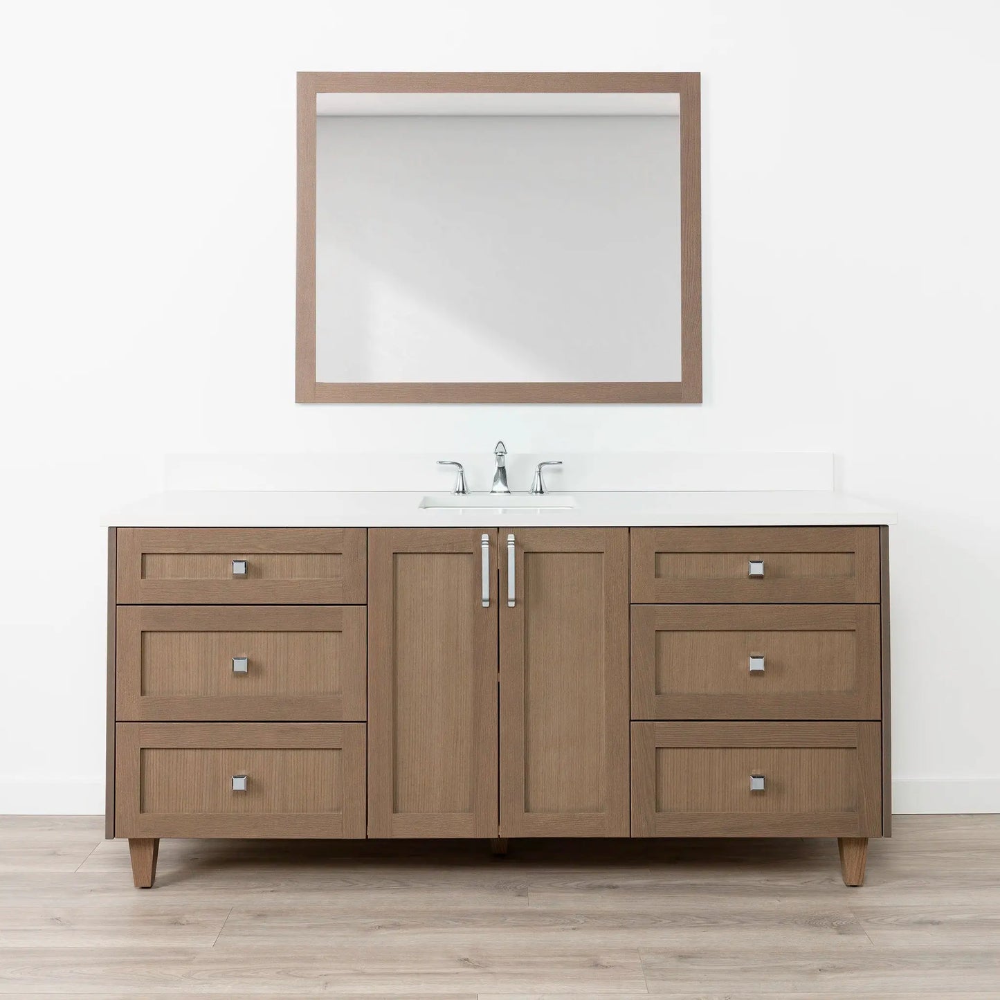 Bridgeport SLIM 72" Almond Coast Bathroom Vanity Teodor Bathroom Vanity Canada