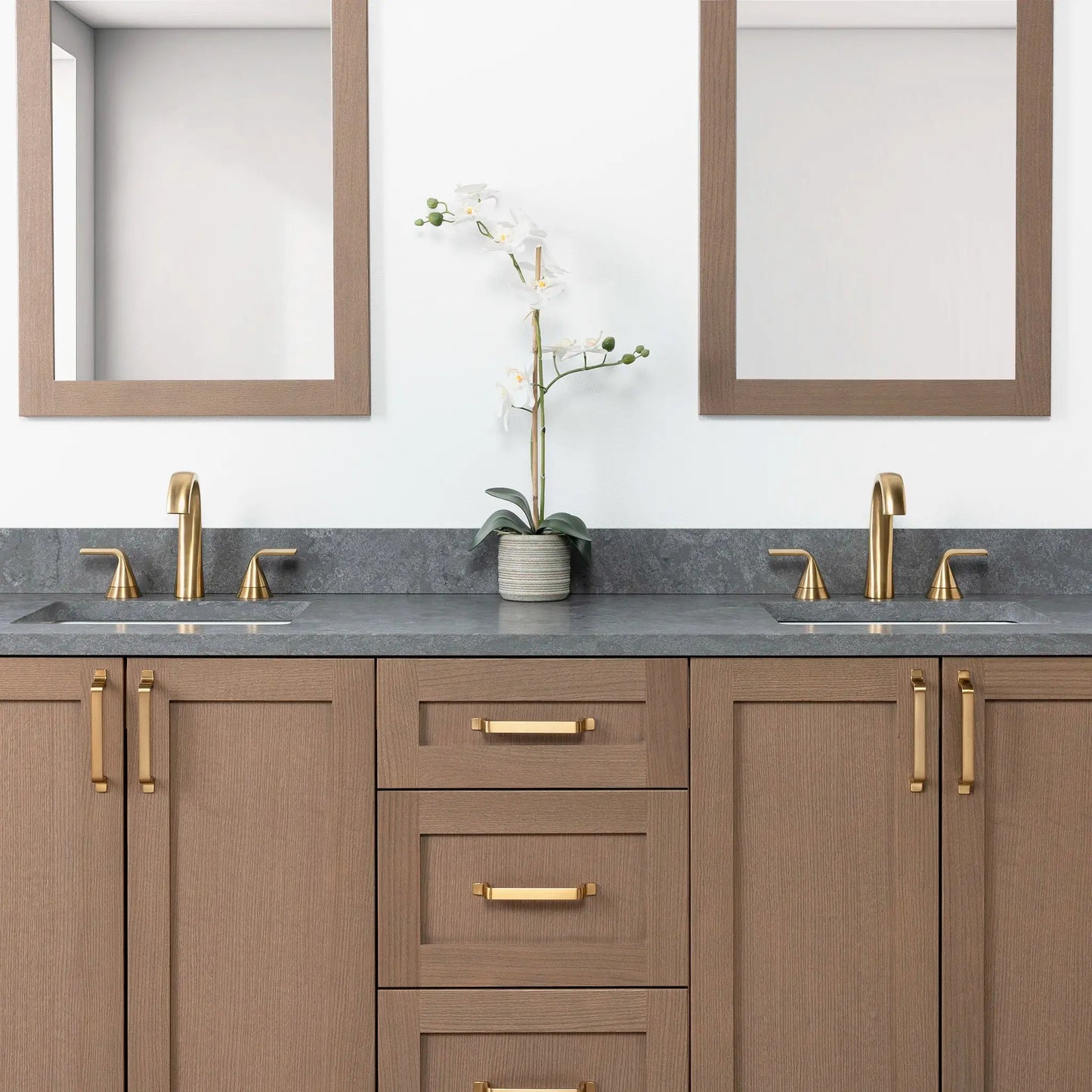 Bridgeport SLIM 72" Almond Coast Bathroom Vanity, Double Sink Teodor Bathroom Vanity Canada