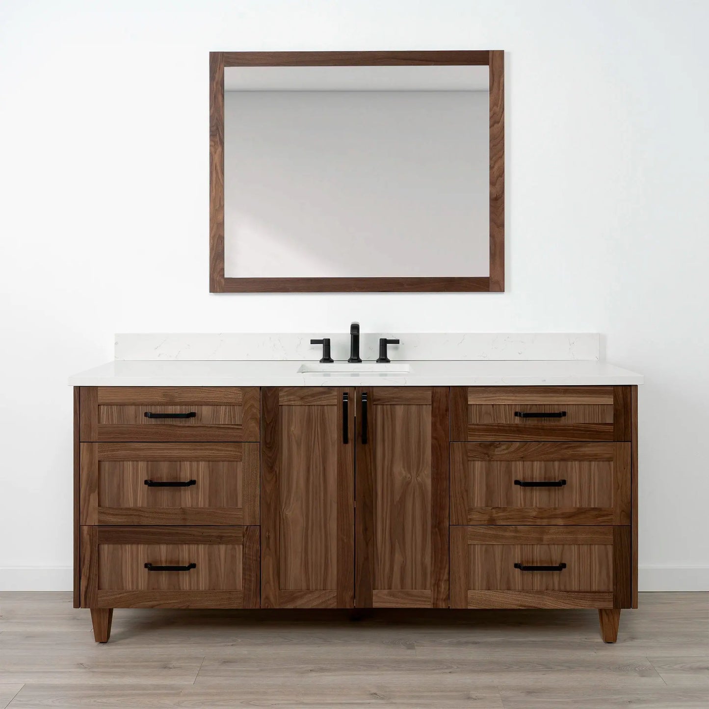Bridgeport SLIM 72" American Black Walnut Bathroom Vanity Teodor Bathroom Vanity Canada
