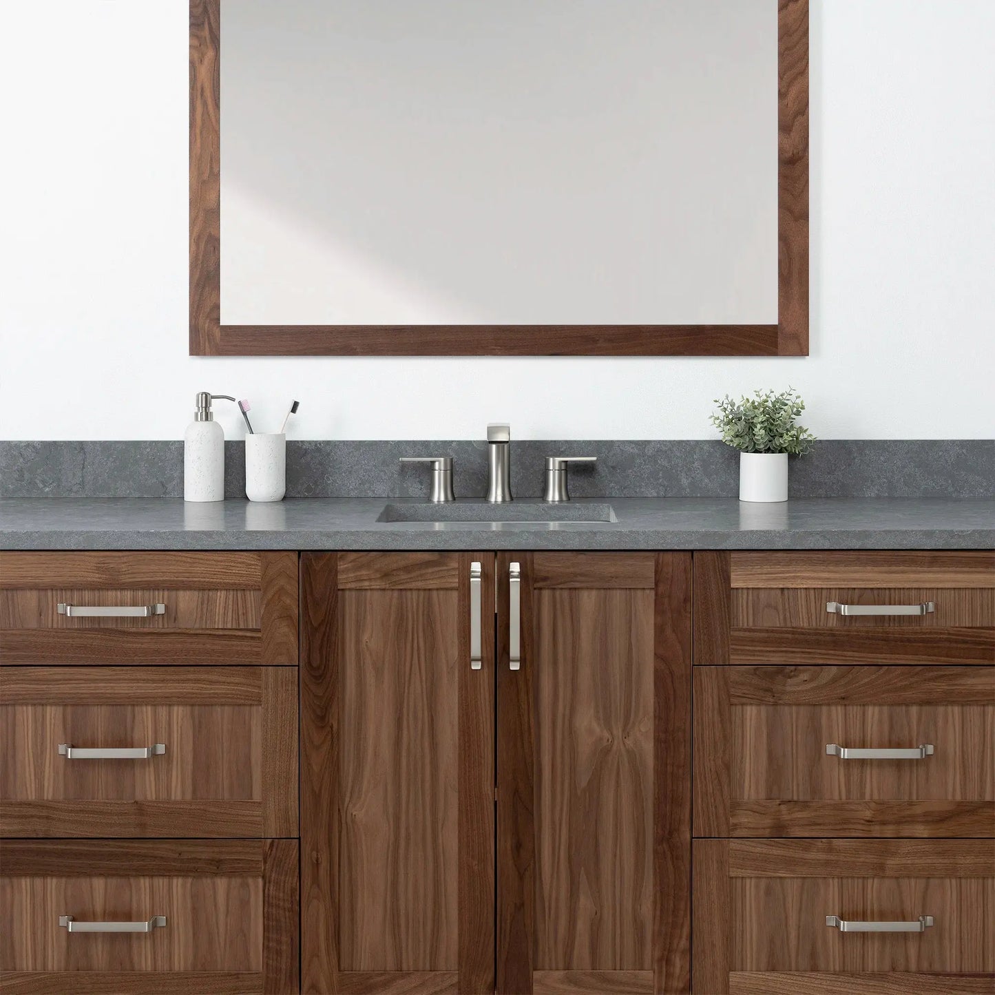 Bridgeport SLIM 72" American Black Walnut Bathroom Vanity Teodor Bathroom Vanity Canada