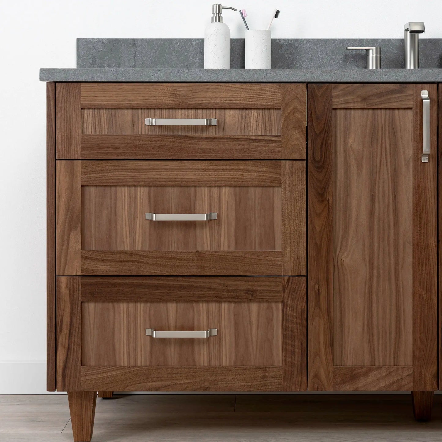 Bridgeport SLIM 72" American Black Walnut Bathroom Vanity Teodor Bathroom Vanity Canada