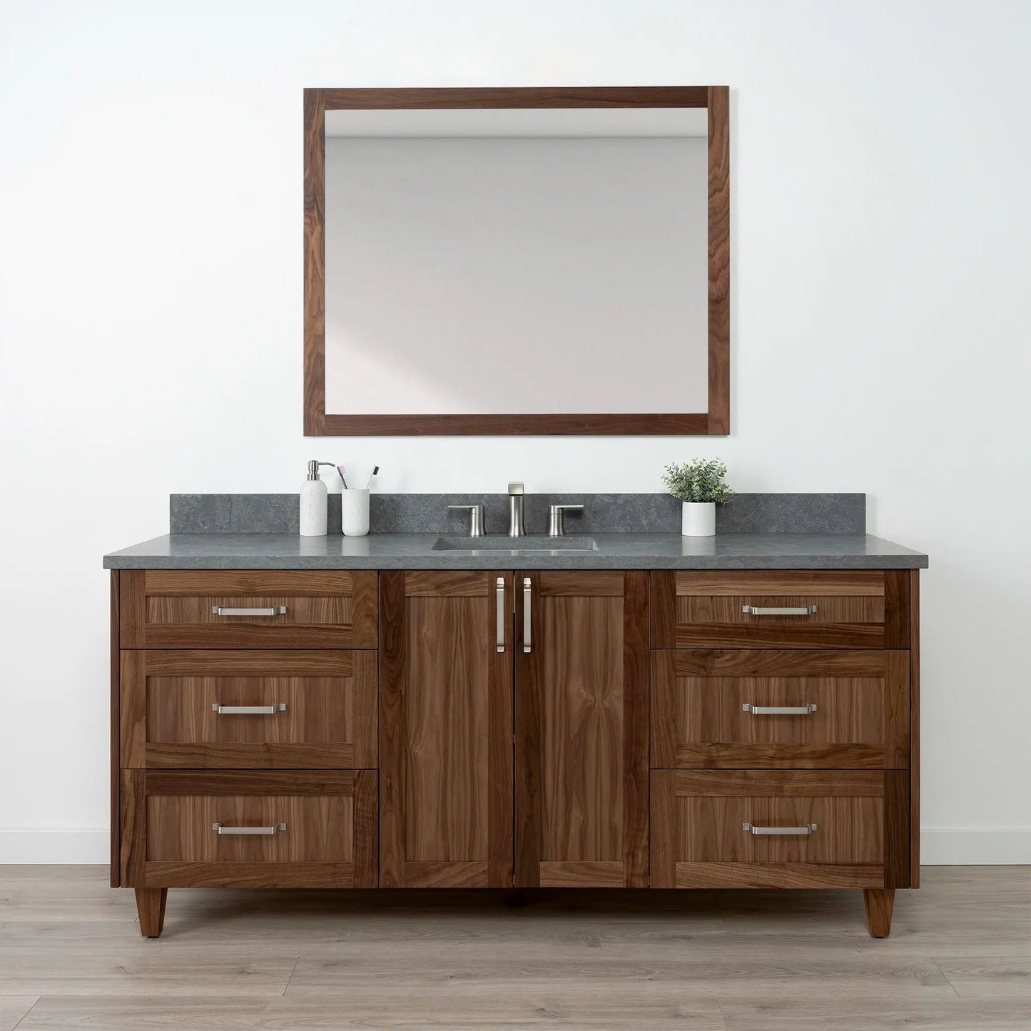 Bridgeport SLIM 72" American Black Walnut Bathroom Vanity Teodor Bathroom Vanity Canada