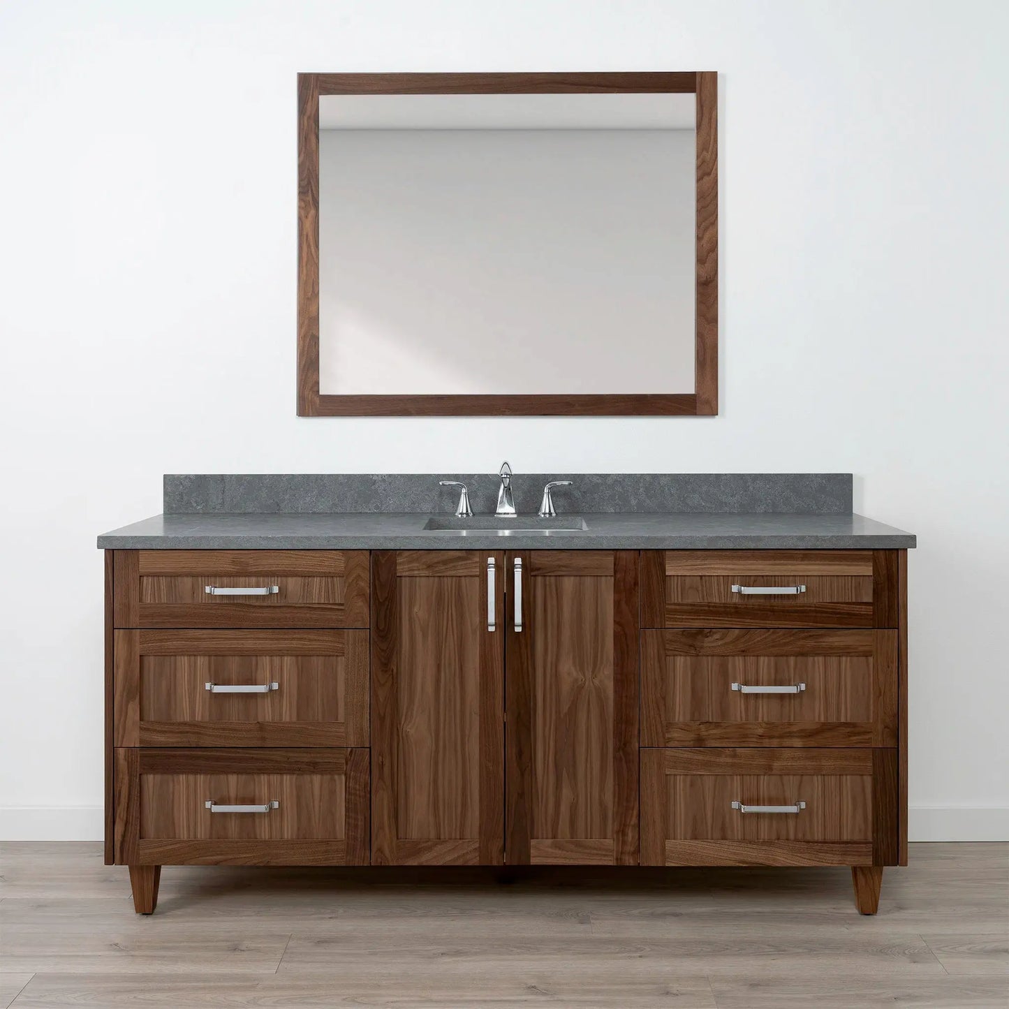 Bridgeport SLIM 72" American Black Walnut Bathroom Vanity Teodor Bathroom Vanity Canada