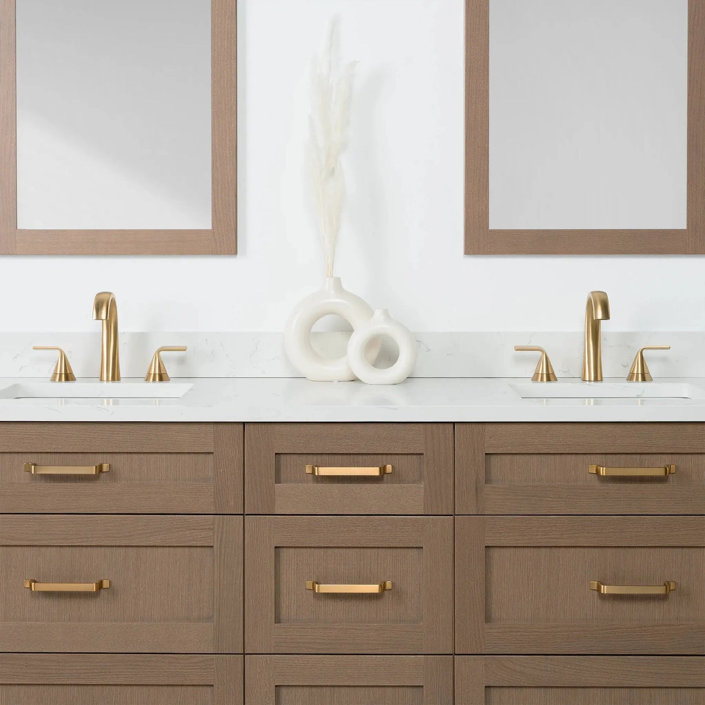 Bridgeport SLIM 72" Almond Coast Bathroom Vanity, Double Sink - All Drawers Teodor Bathroom Vanity Canada