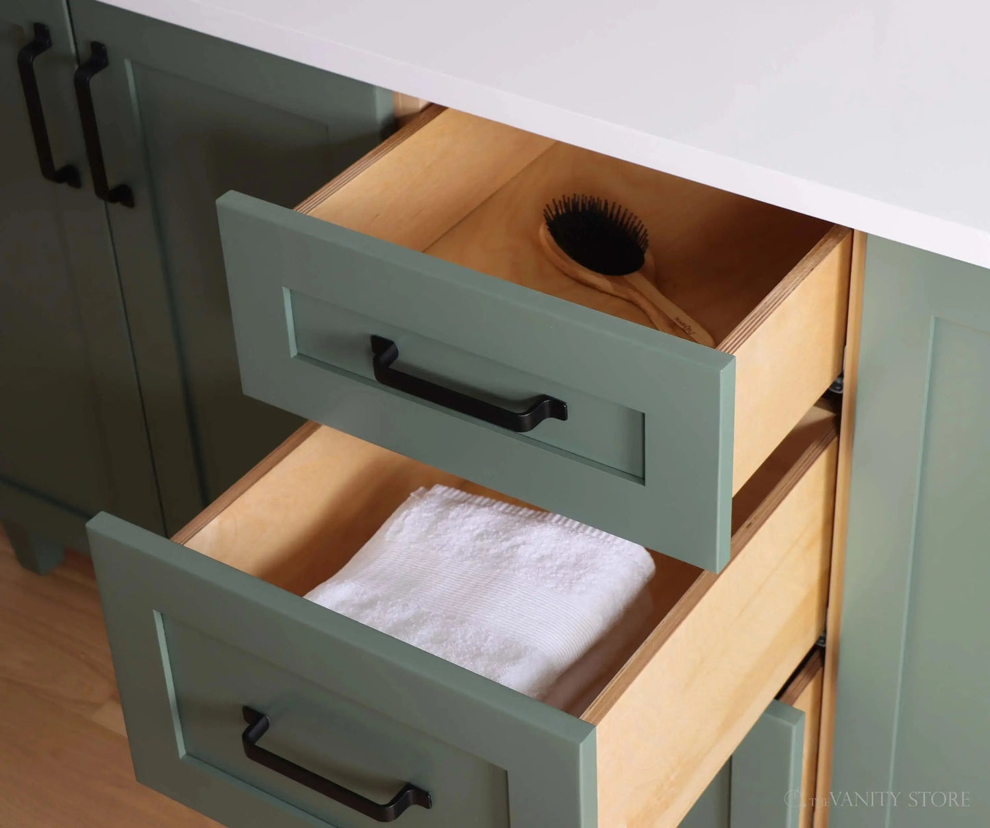 Bridgeport SLIM 72" Sage Green Bathroom Vanity, Double Sink Teodor Bathroom Vanity Canada