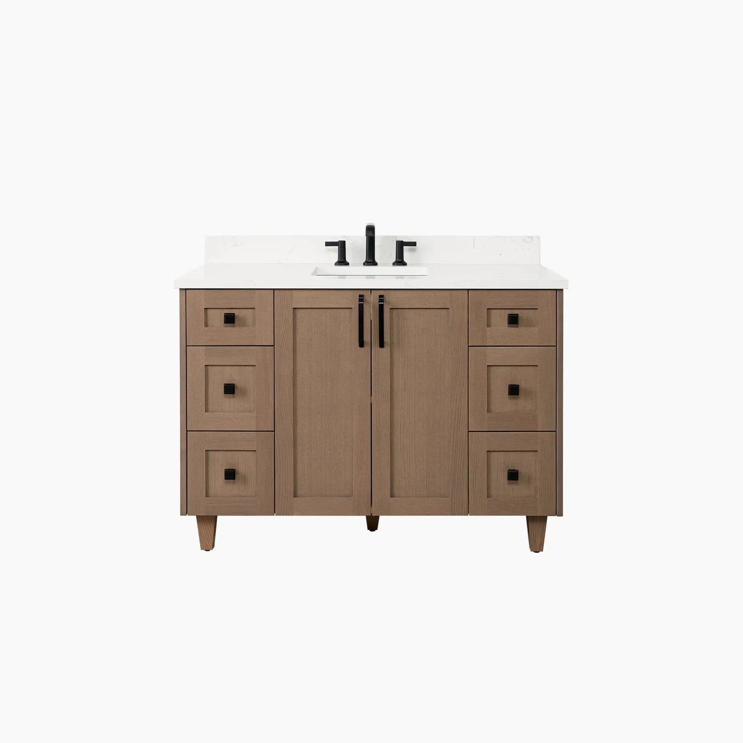 Bridgeport SLIM 48" Almond Coast Bathroom Vanity Teodor Bathroom Vanity Canada