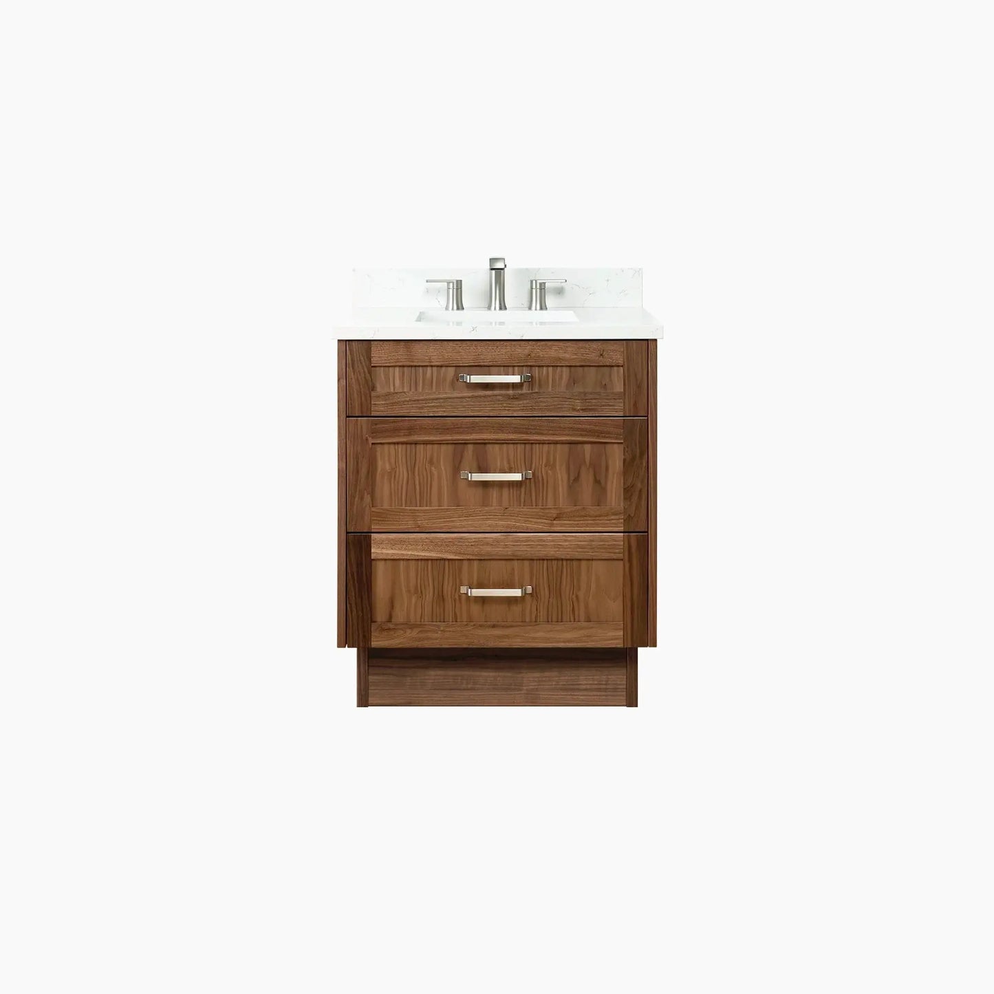 Bridgeport SLIM 30" American Black Walnut Bathroom Vanity - All Drawers Teodor Bathroom Vanity Canada