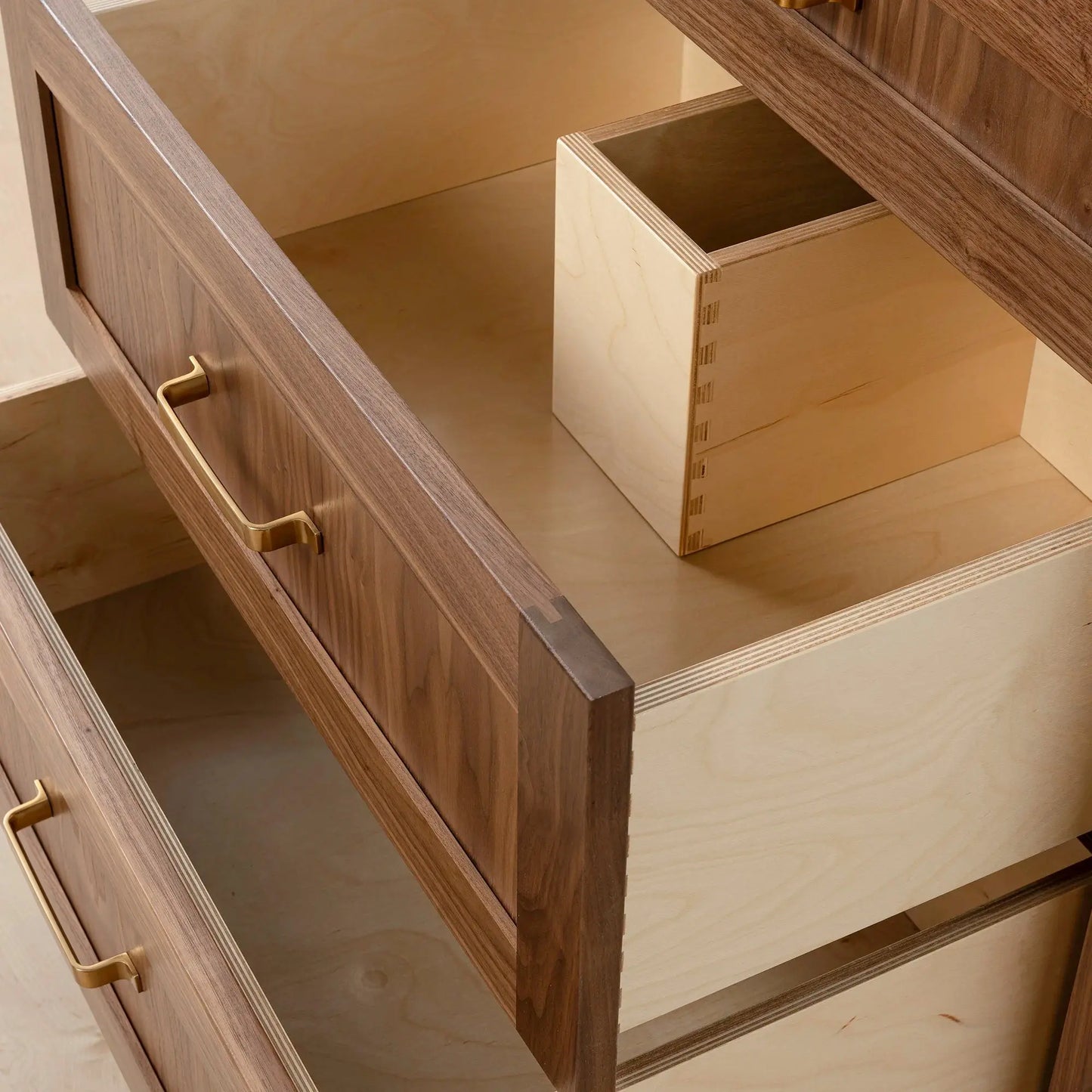Bridgeport SLIM 30" American Black Walnut Bathroom Vanity - All Drawers Teodor Bathroom Vanity Canada
