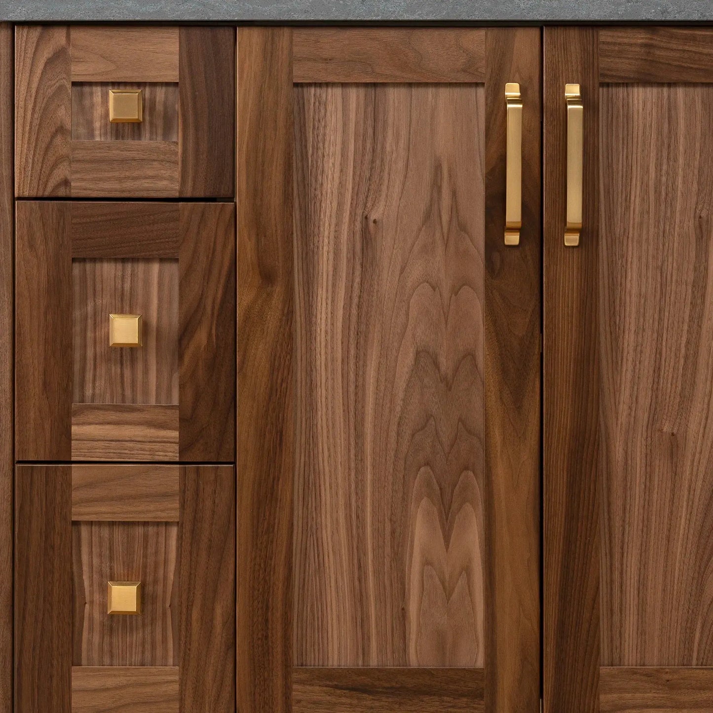 Bridgeport SLIM 36" American Black Walnut Bathroom Vanity, Right Sink Teodor Bathroom Vanity Canada