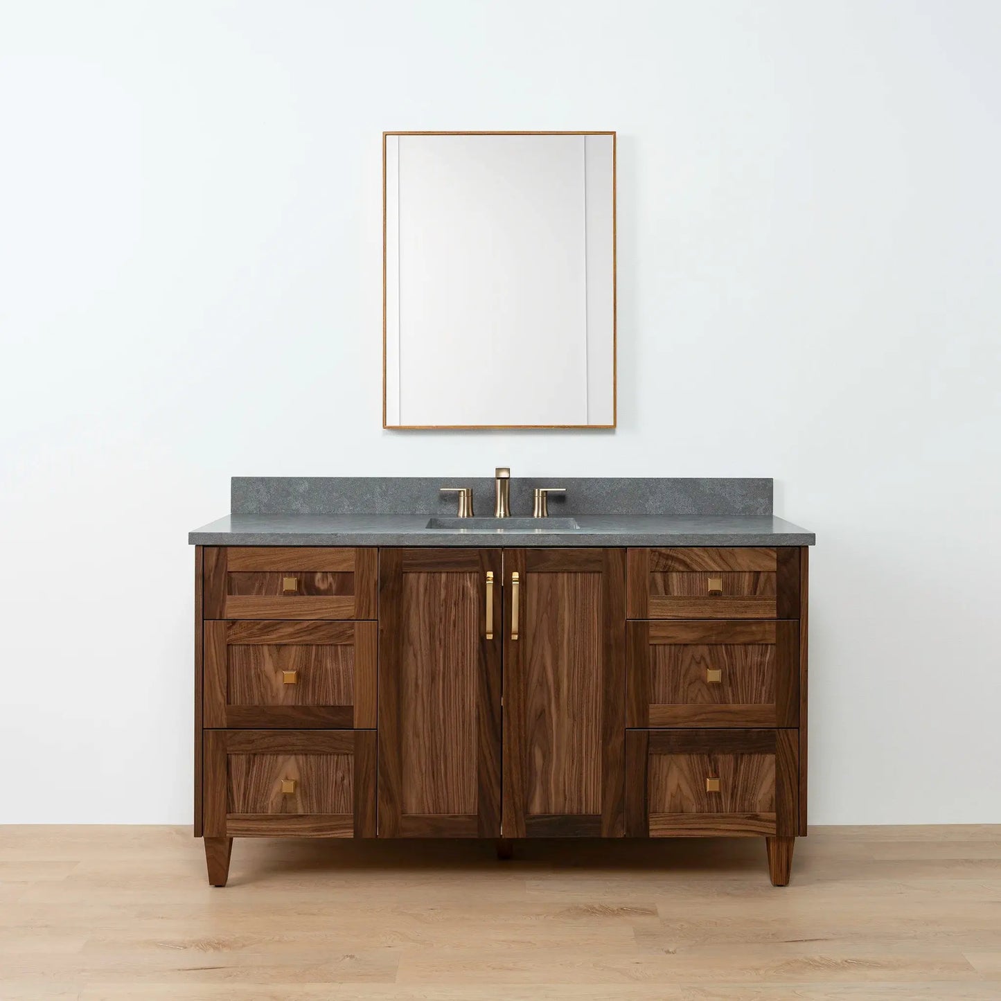 Bridgeport SLIM 60" American Black Walnut Bathroom Vanity Teodor Bathroom Vanity Canada