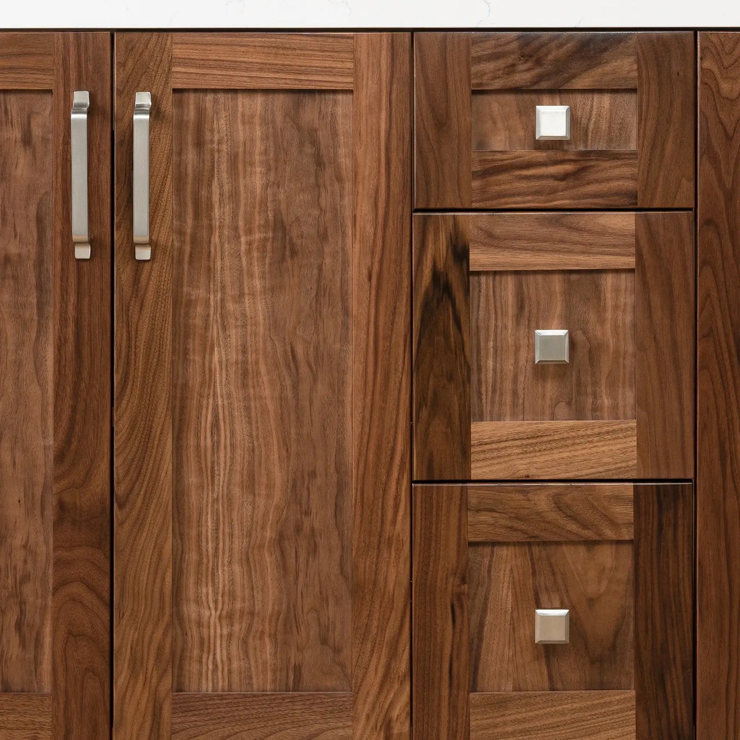 Bridgeport SLIM 60" American Black Walnut Bathroom Vanity, Double Sink Teodor Bathroom Vanity Canada