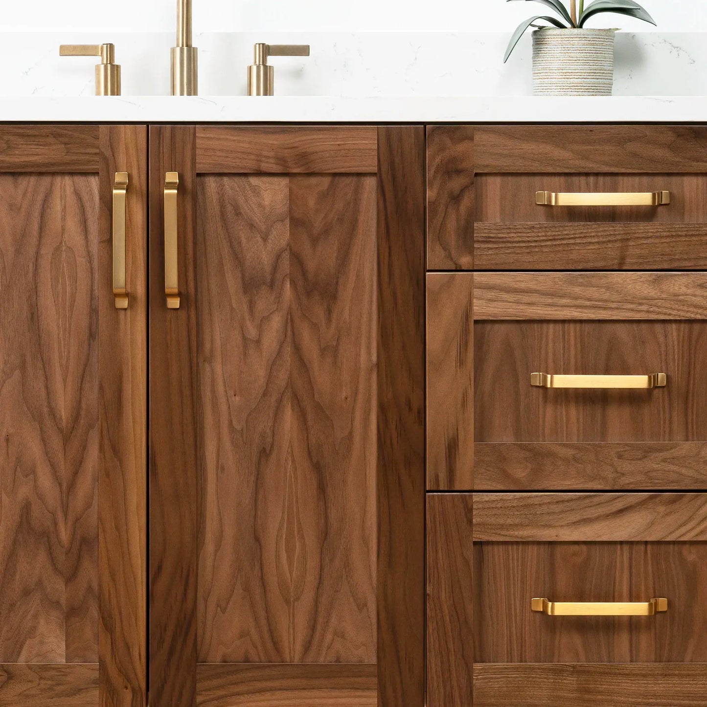 Bridgeport SLIM 72" American Black Walnut Bathroom Vanity, Double Sink Teodor Bathroom Vanity Canada