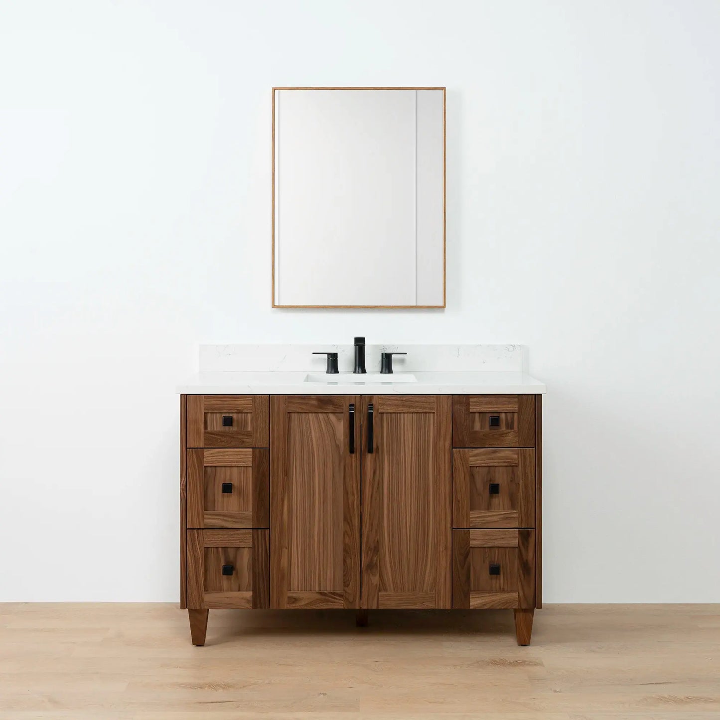 Bridgeport SLIM 48" American Black Walnut Bathroom Vanity Teodor Bathroom Vanity Canada