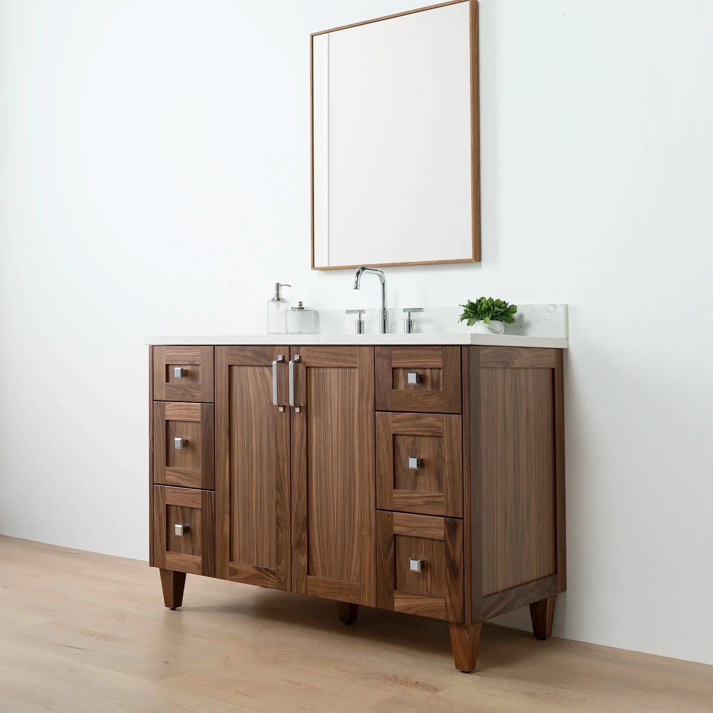 Bridgeport SLIM 48" American Black Walnut Bathroom Vanity Teodor Bathroom Vanity Canada