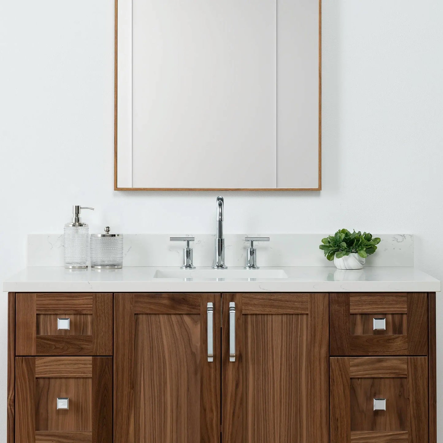 Bridgeport SLIM 48" American Black Walnut Bathroom Vanity Teodor Bathroom Vanity Canada