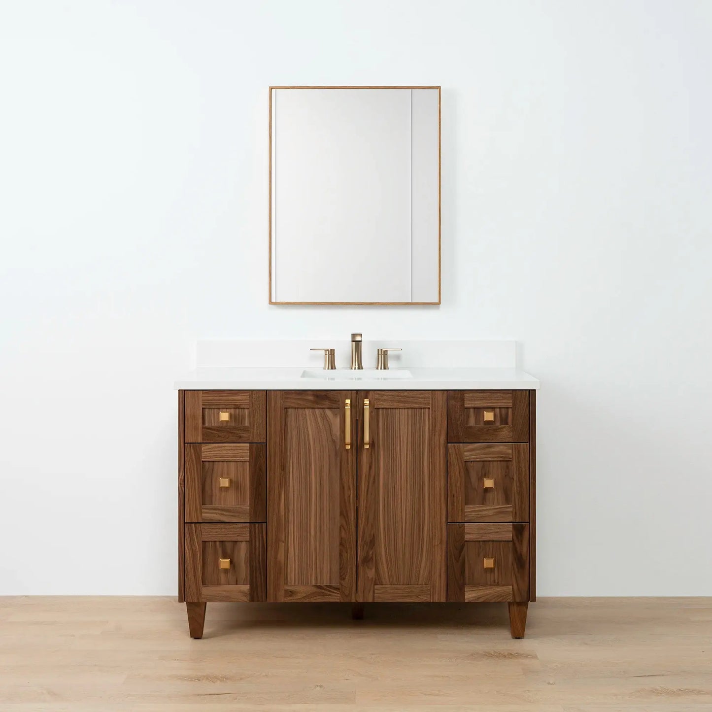 Bridgeport SLIM 48" American Black Walnut Bathroom Vanity Teodor Bathroom Vanity Canada