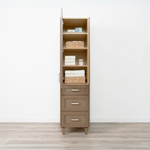 Bridgeport Almond Coast Linen Cabinet