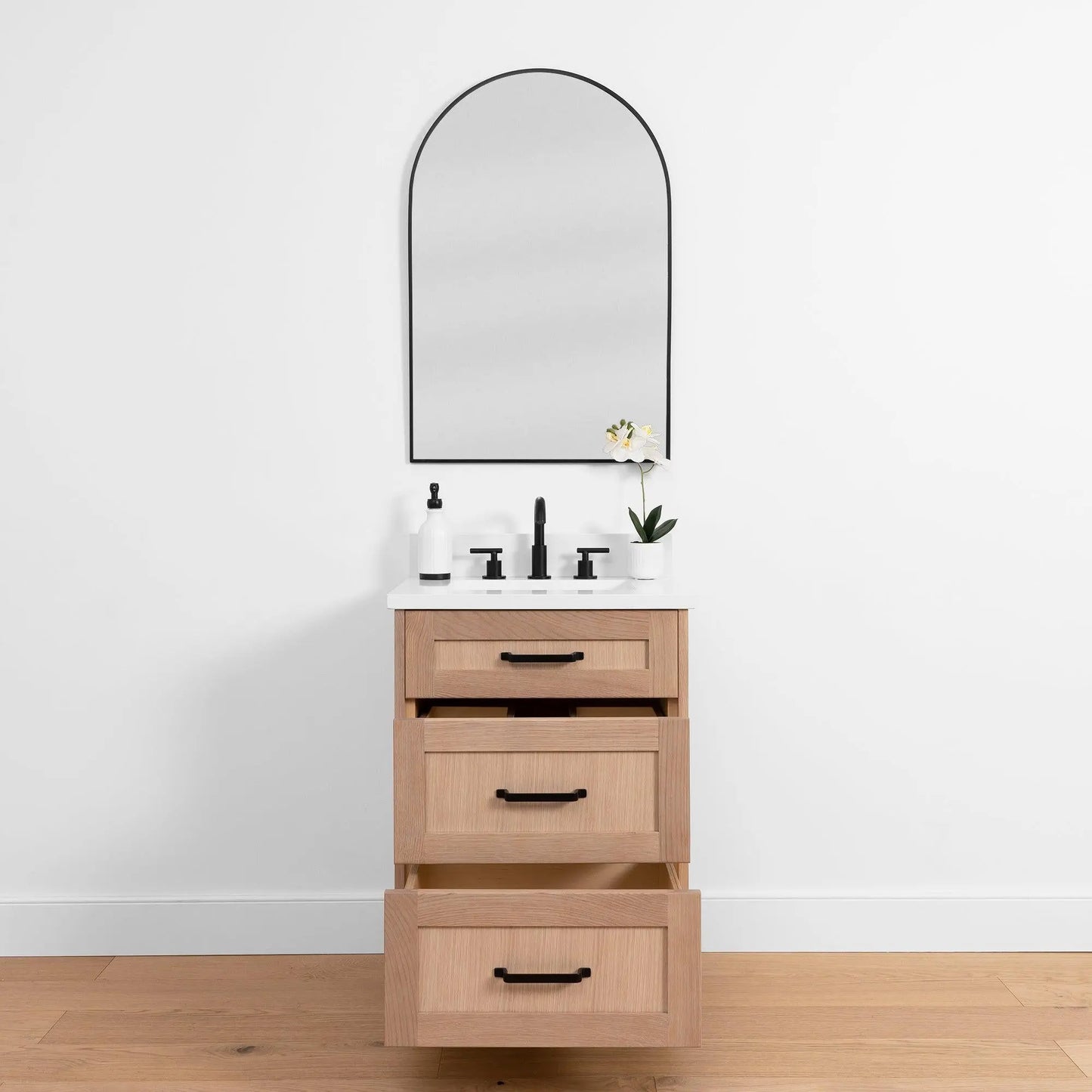Bridgeport SLIM, 24" Teodor® White Oak Vanity Teodor Bathroom VanityCanada