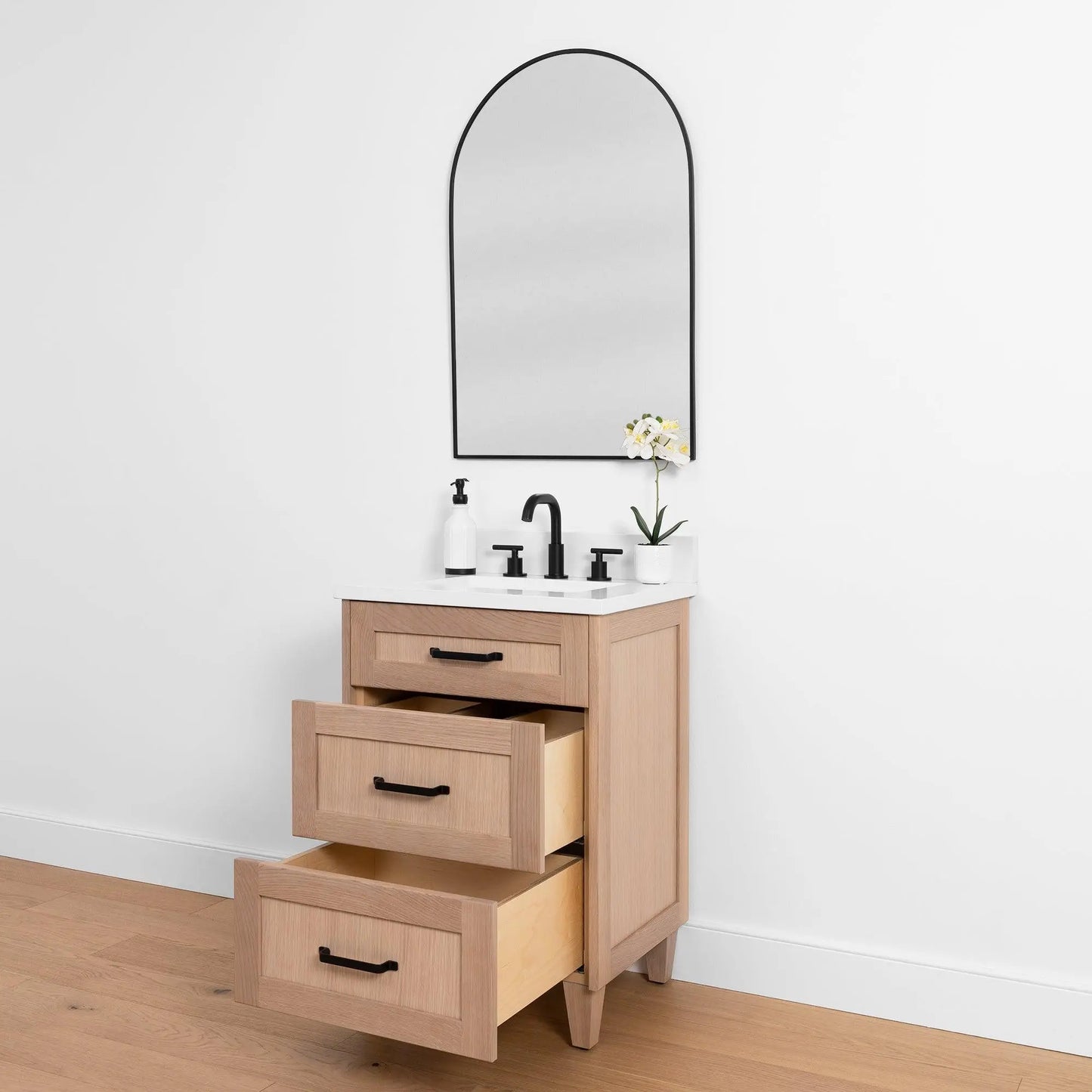 Bridgeport SLIM, 24" Teodor® White Oak Vanity Teodor Bathroom VanityCanada