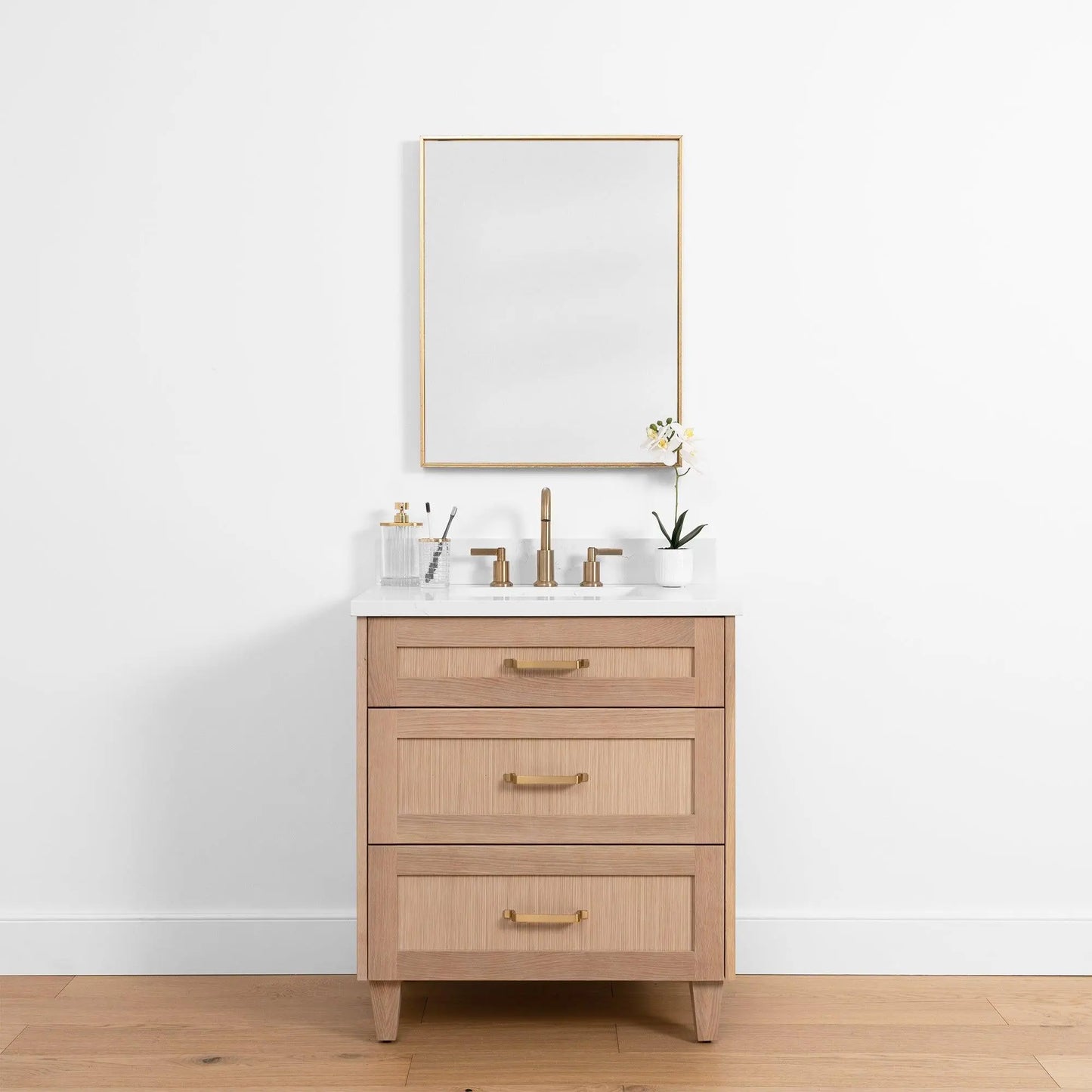 Bridgeport SLIM, 30" Teodor® White Oak Vanity Teodor Bathroom VanityCanada