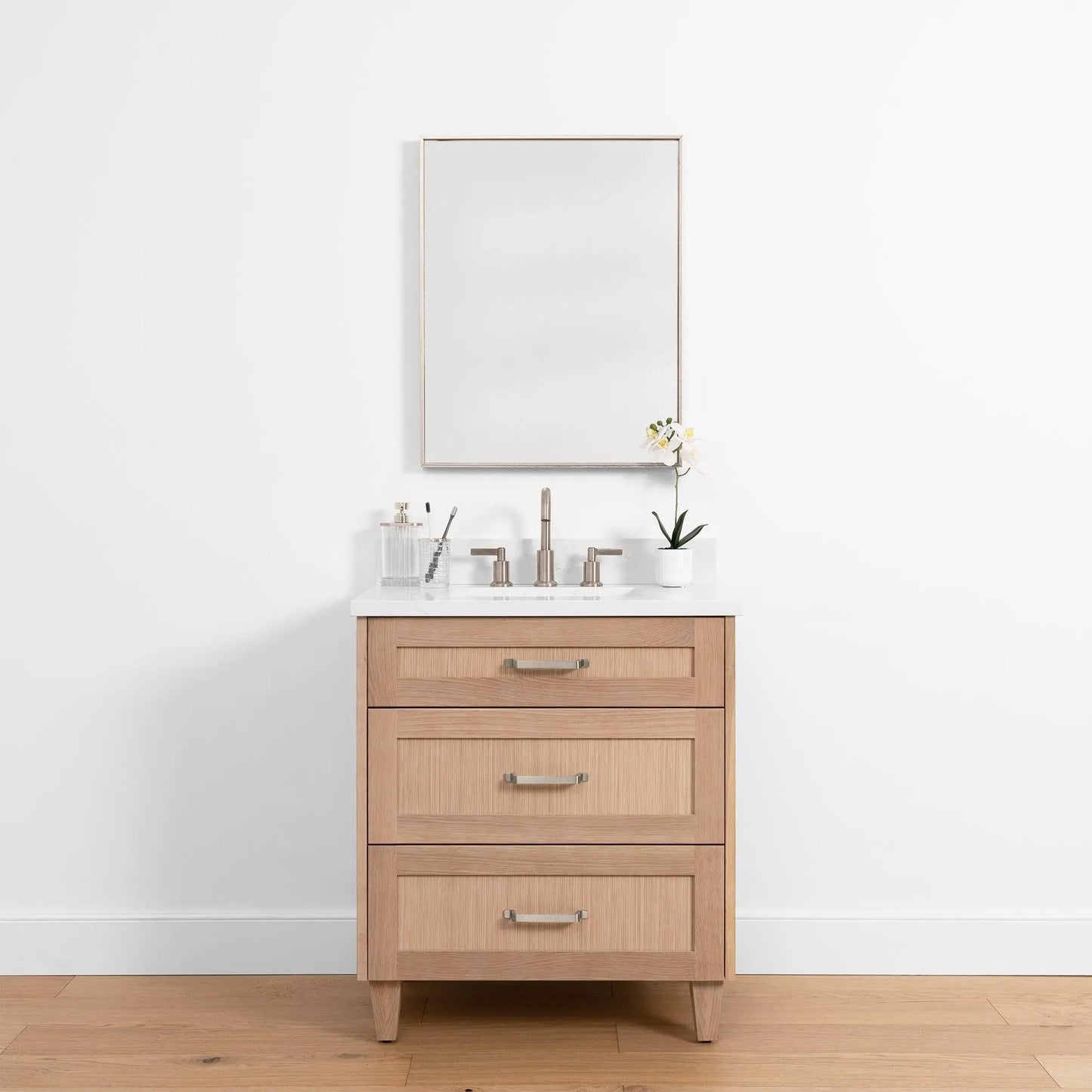 Bridgeport SLIM, 30" Teodor® White Oak Vanity Teodor Bathroom VanityCanada