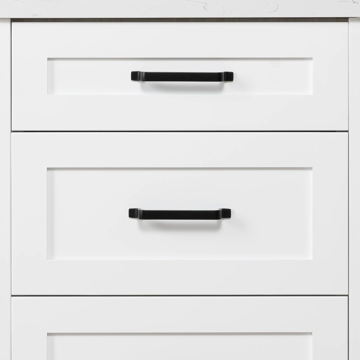 Bridgeport SLIM 24" Satin White Bathroom Vanity - All Drawers