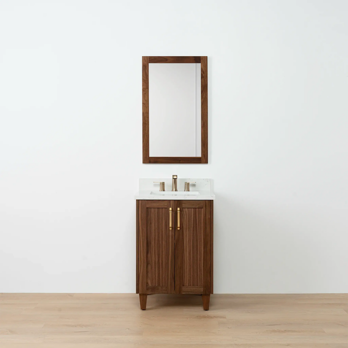 Bridgeport SLIM 24" American Black Walnut Bathroom Vanity Teodor Bathroom Vanity Canada