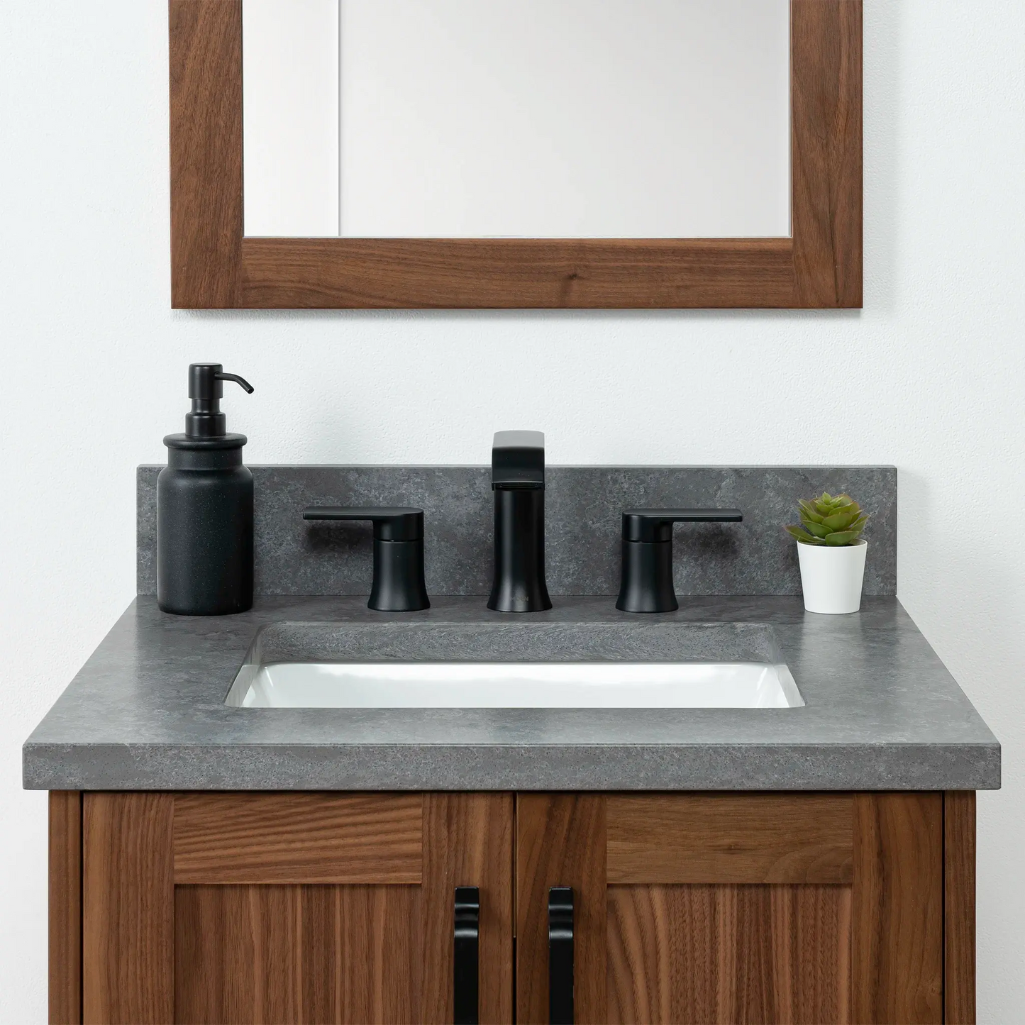 Bridgeport SLIM 24" American Black Walnut Bathroom Vanity Teodor Bathroom Vanity Canada