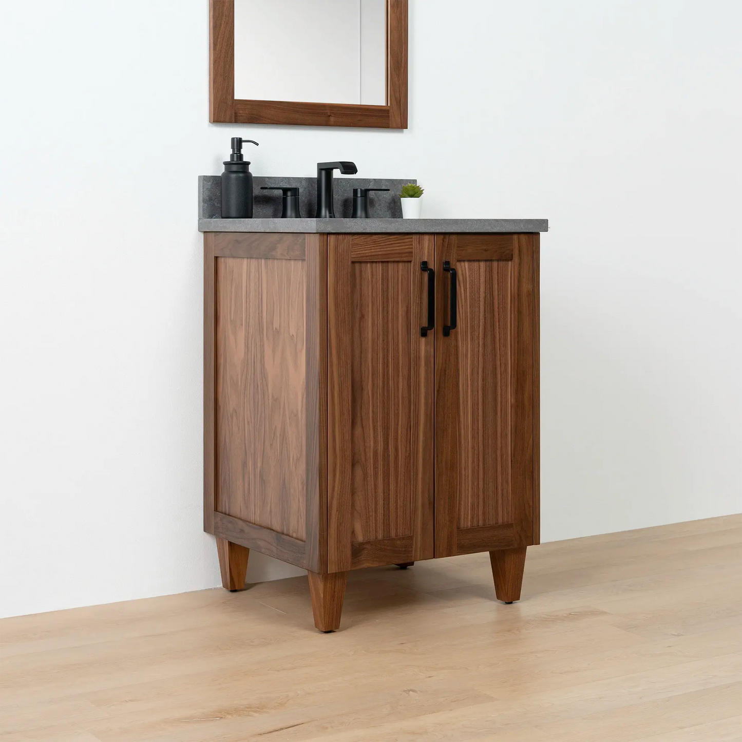 Bridgeport SLIM 24" American Black Walnut Bathroom Vanity Teodor Bathroom Vanity Canada