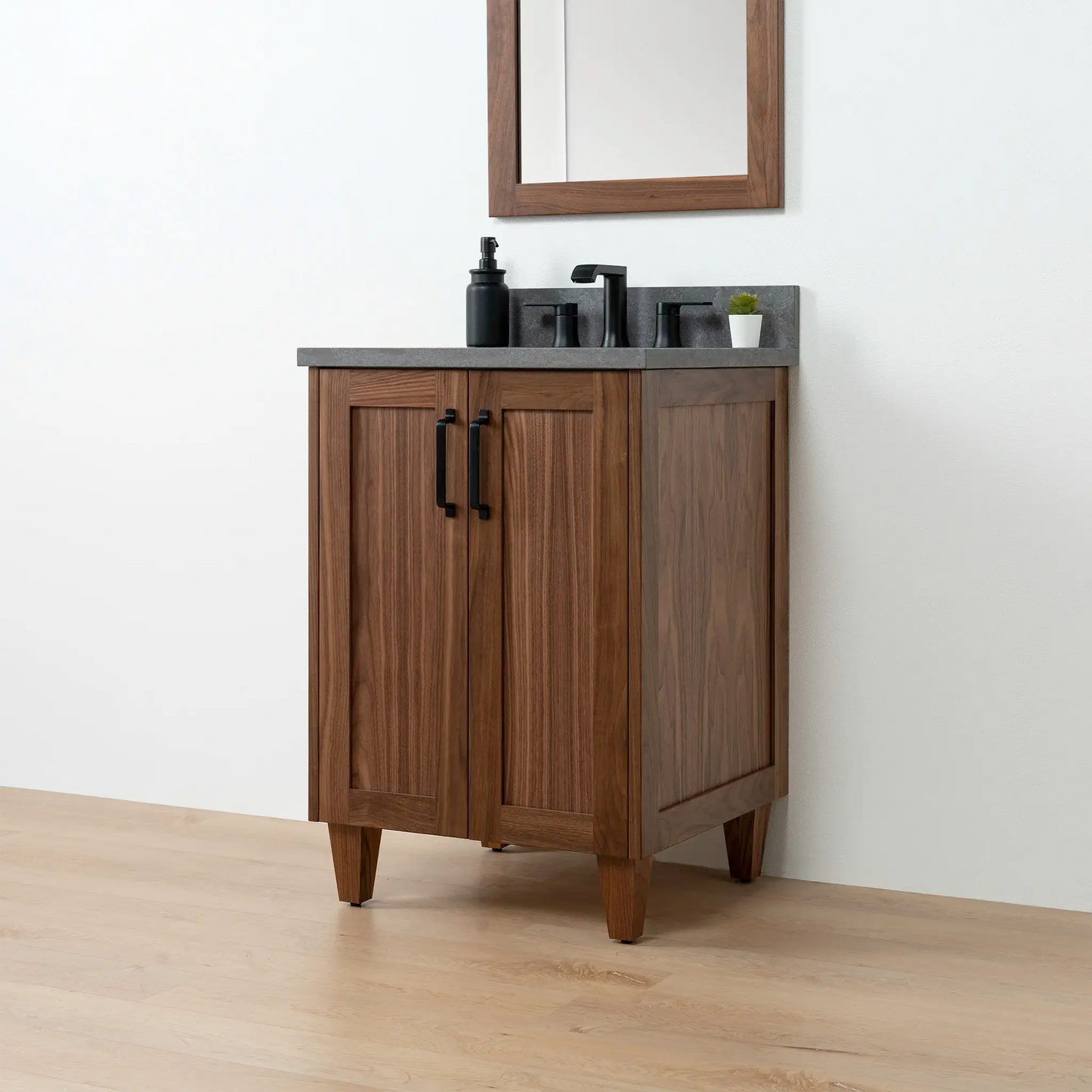 Bridgeport SLIM 24" American Black Walnut Bathroom Vanity Teodor Bathroom Vanity Canada
