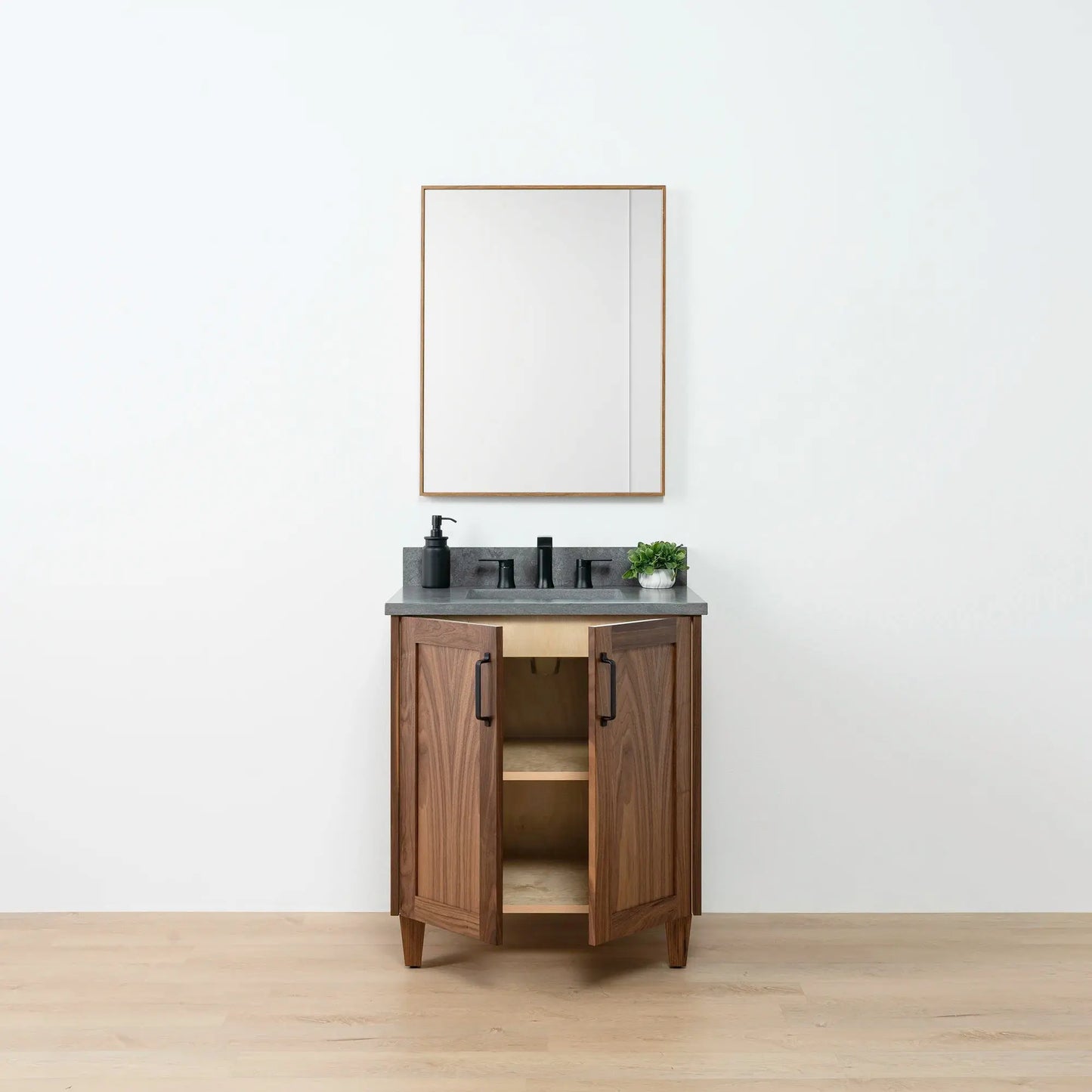 Bridgeport SLIM 30" American Black Walnut Bathroom Vanity Teodor Bathroom Vanity Canada
