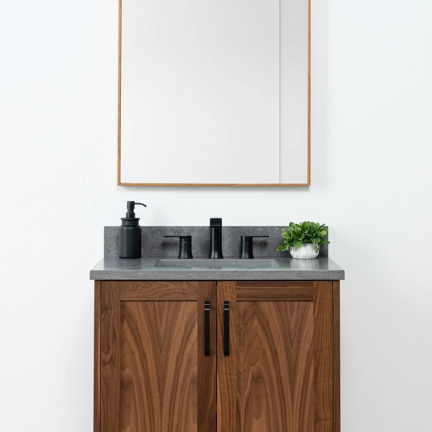Bridgeport SLIM 30" American Black Walnut Bathroom Vanity Teodor Bathroom Vanity Canada