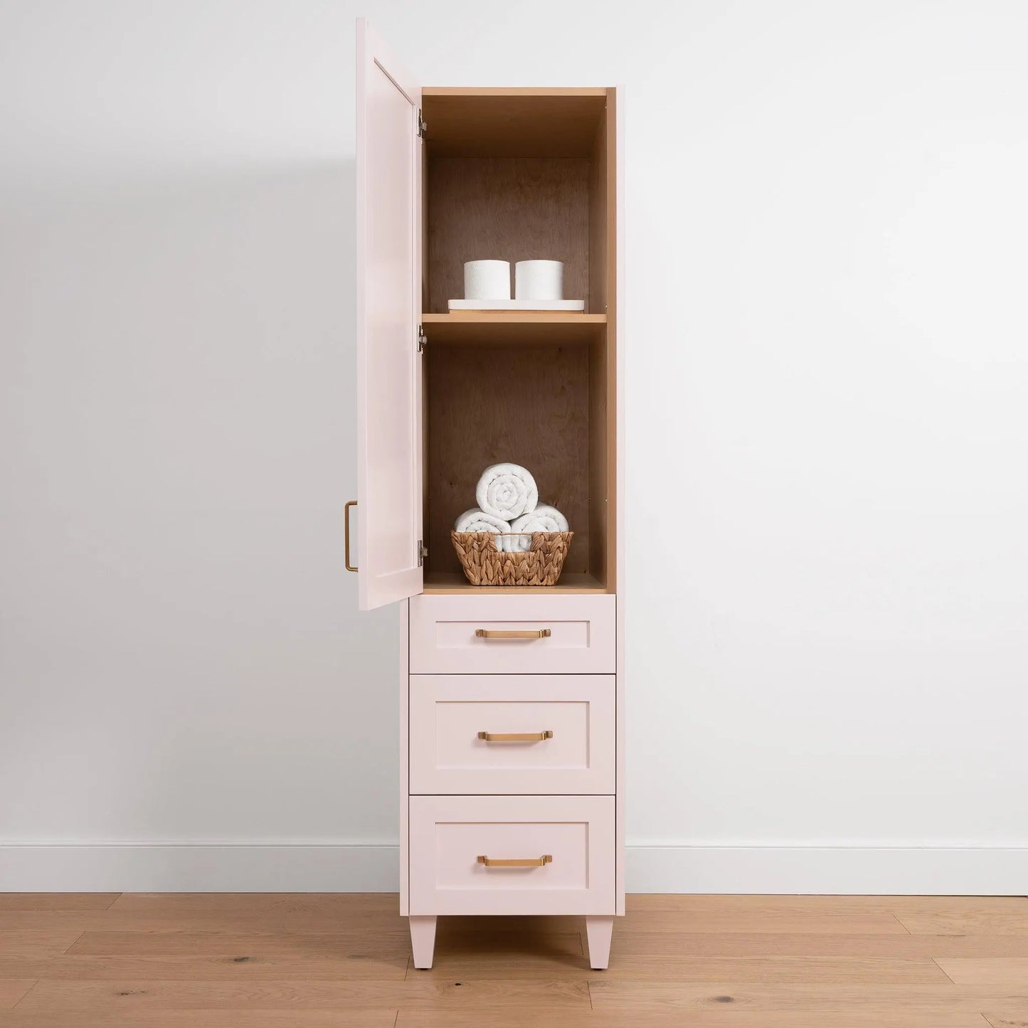 Bridgeport, Teodor® Champagne Pink Linen Cabinet Teodor Bathroom VanityCanada