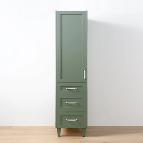 Bridgeport, Teodor® Sage Green Linen Cabinet Teodor Bathroom VanityCanada