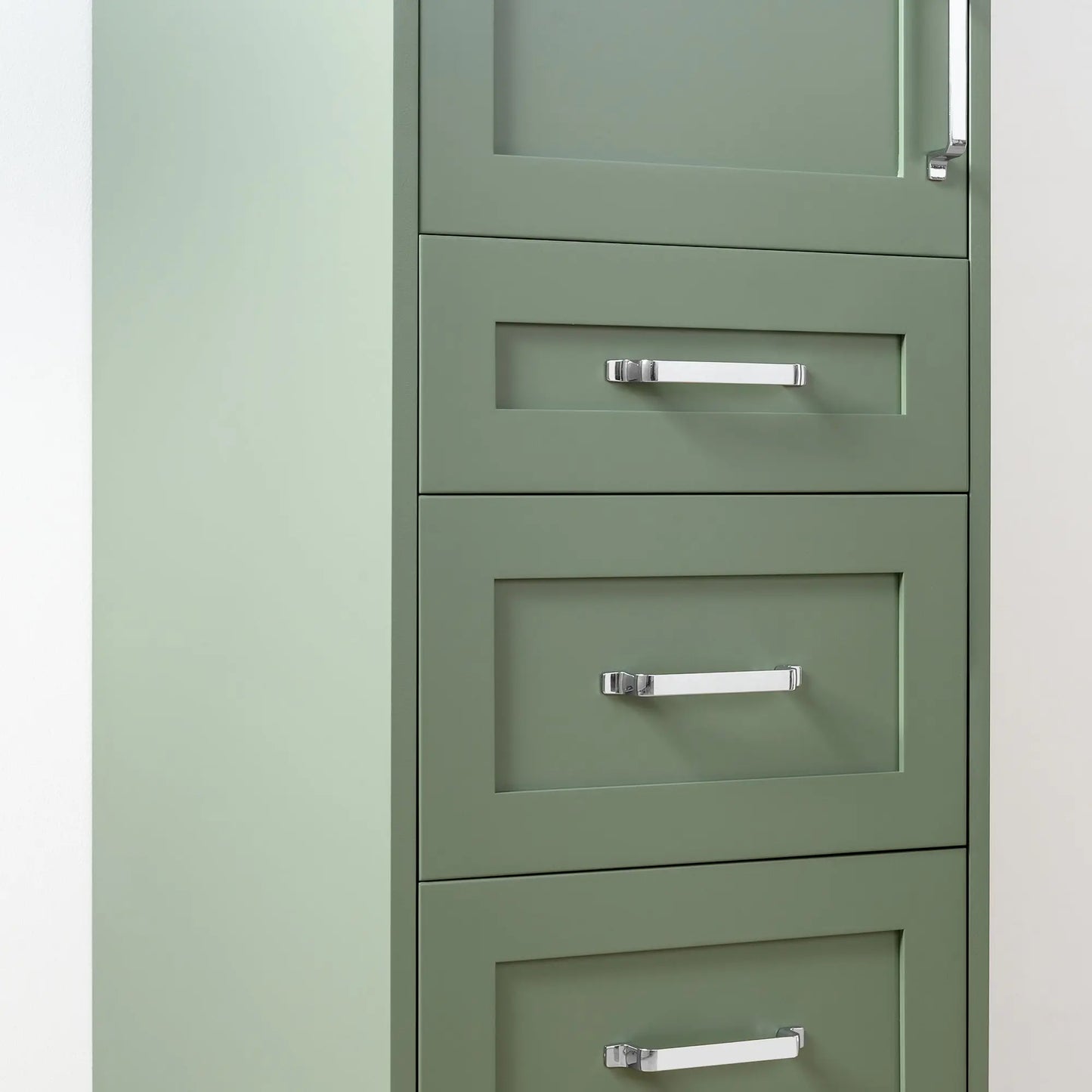 Bridgeport, Teodor® Sage Green Linen Cabinet Teodor Bathroom VanityCanada