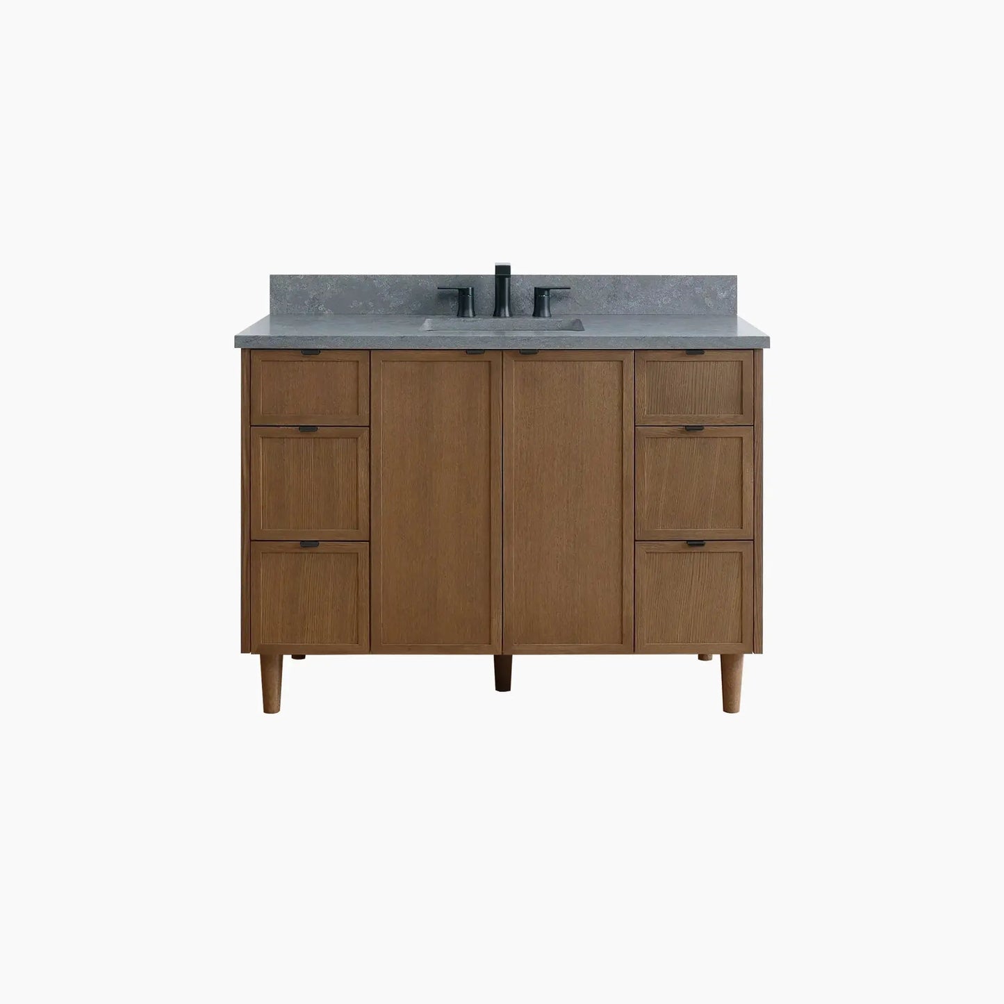 Cape Breton SLIM 48" Mid Century Oak Bathroom Vanity Teodor Bathroom Vanity Canada