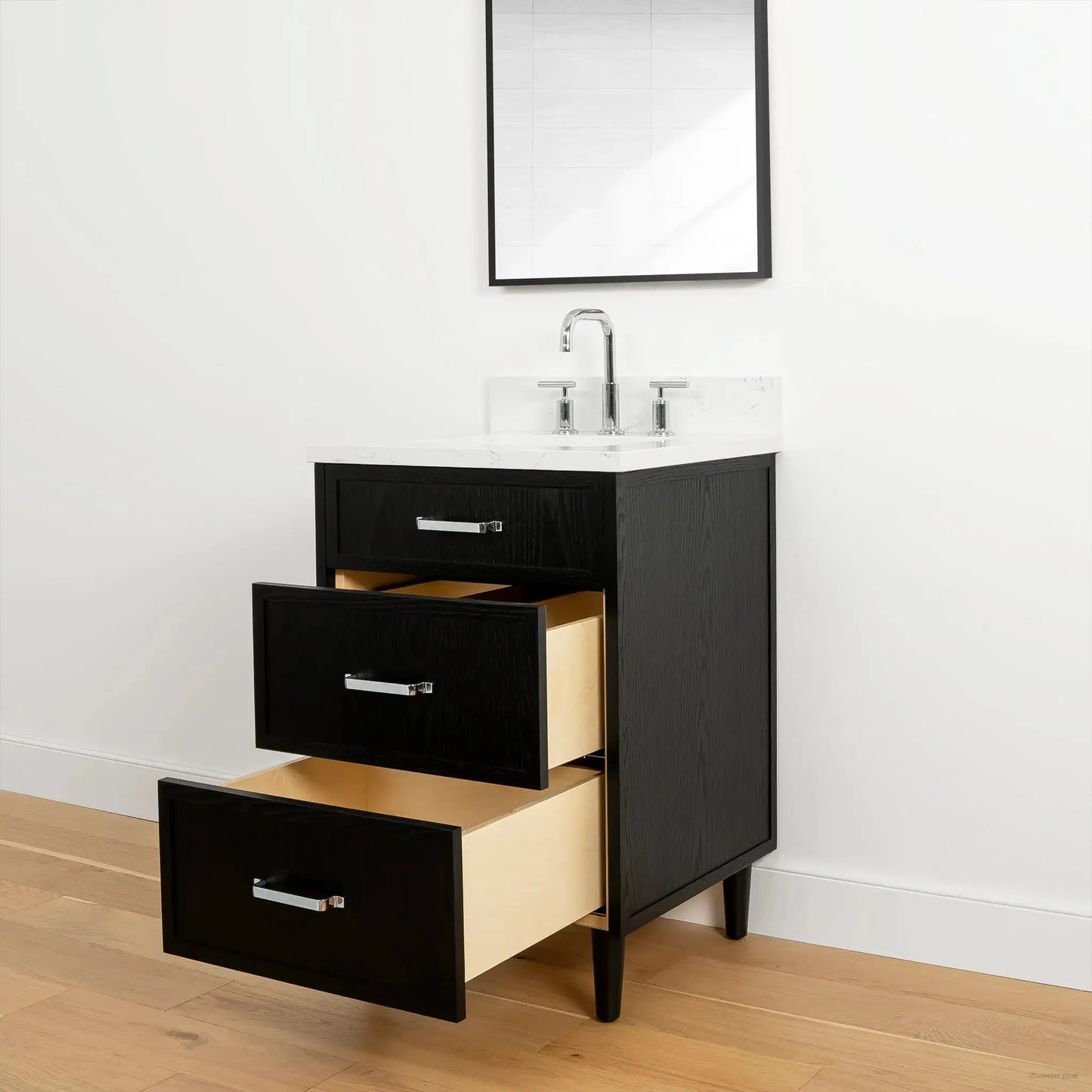 Cape Breton 24", Teodor® Blackened Oak Vanity Teodor Bathroom VanityCanada