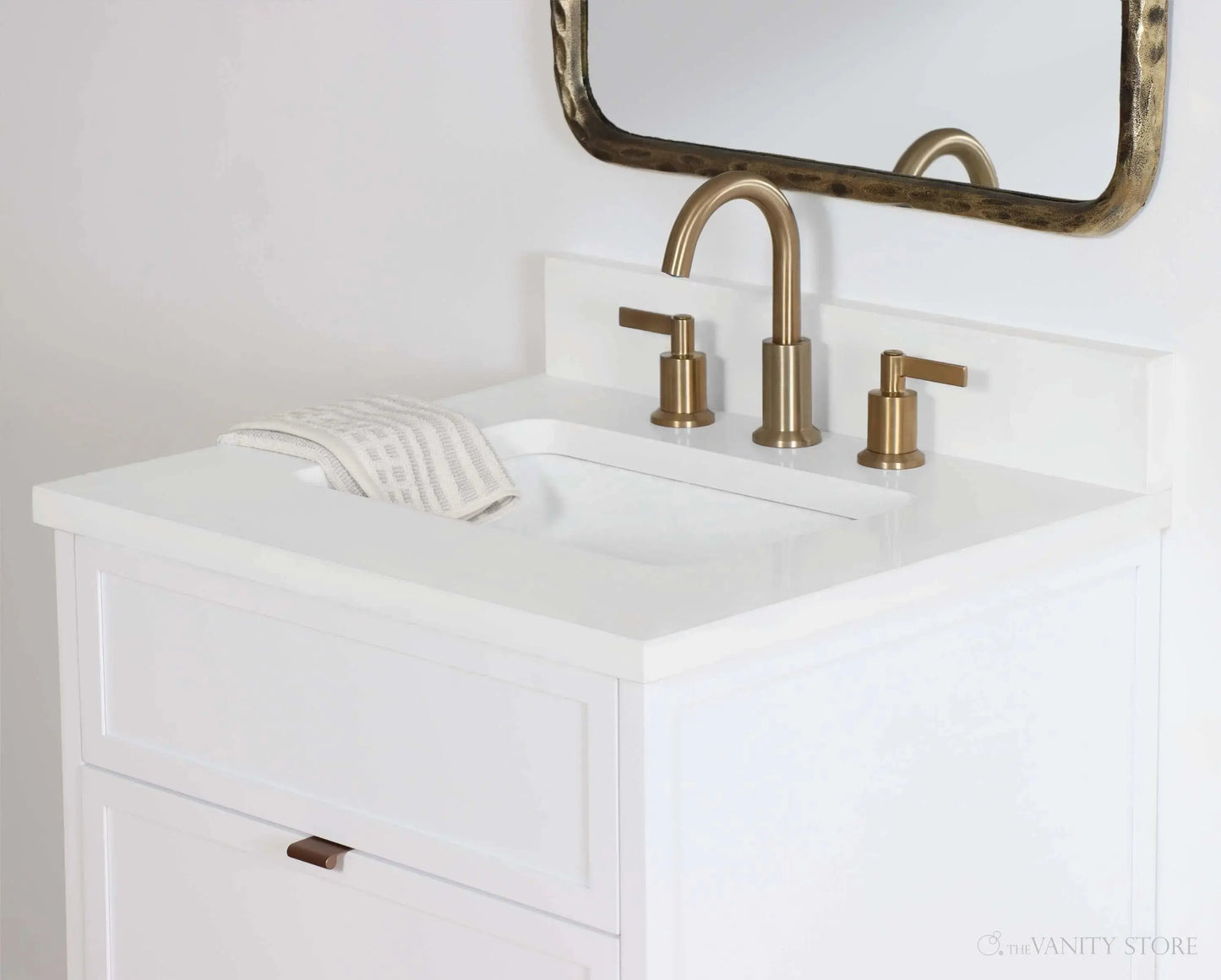 Cape Breton 24", Teodor® Satin White Vanity Teodor Bathroom VanityCanada