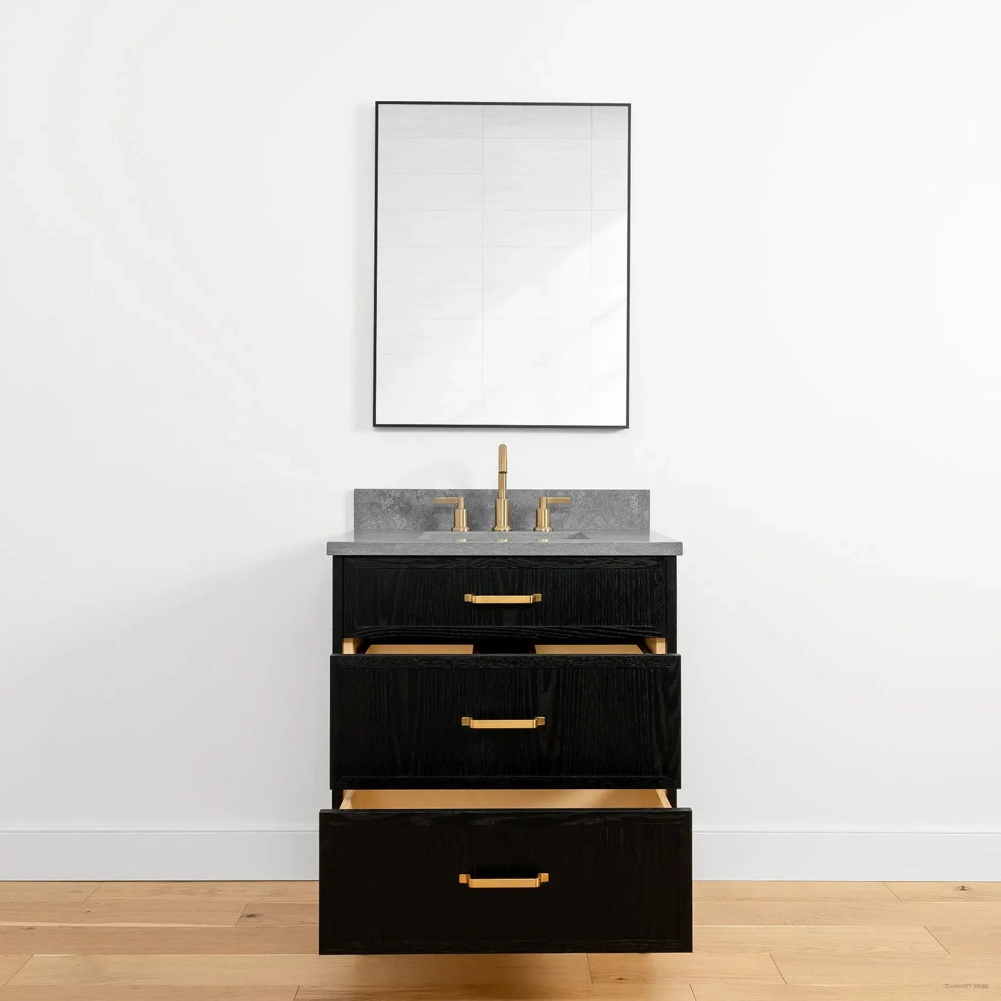 Cape Breton 30", Teodor® Blackened Oak Vanity Teodor Bathroom VanityCanada