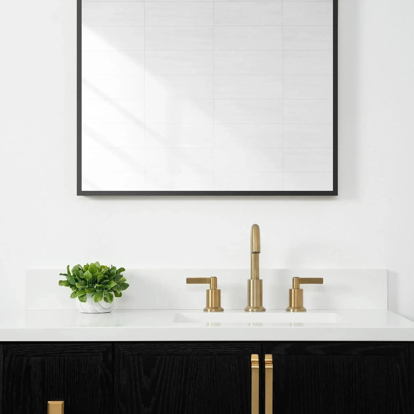 Cape Breton 36", Teodor® Wall Mount Blackened Oak Vanity, Right Sink Teodor Bathroom VanityCanada