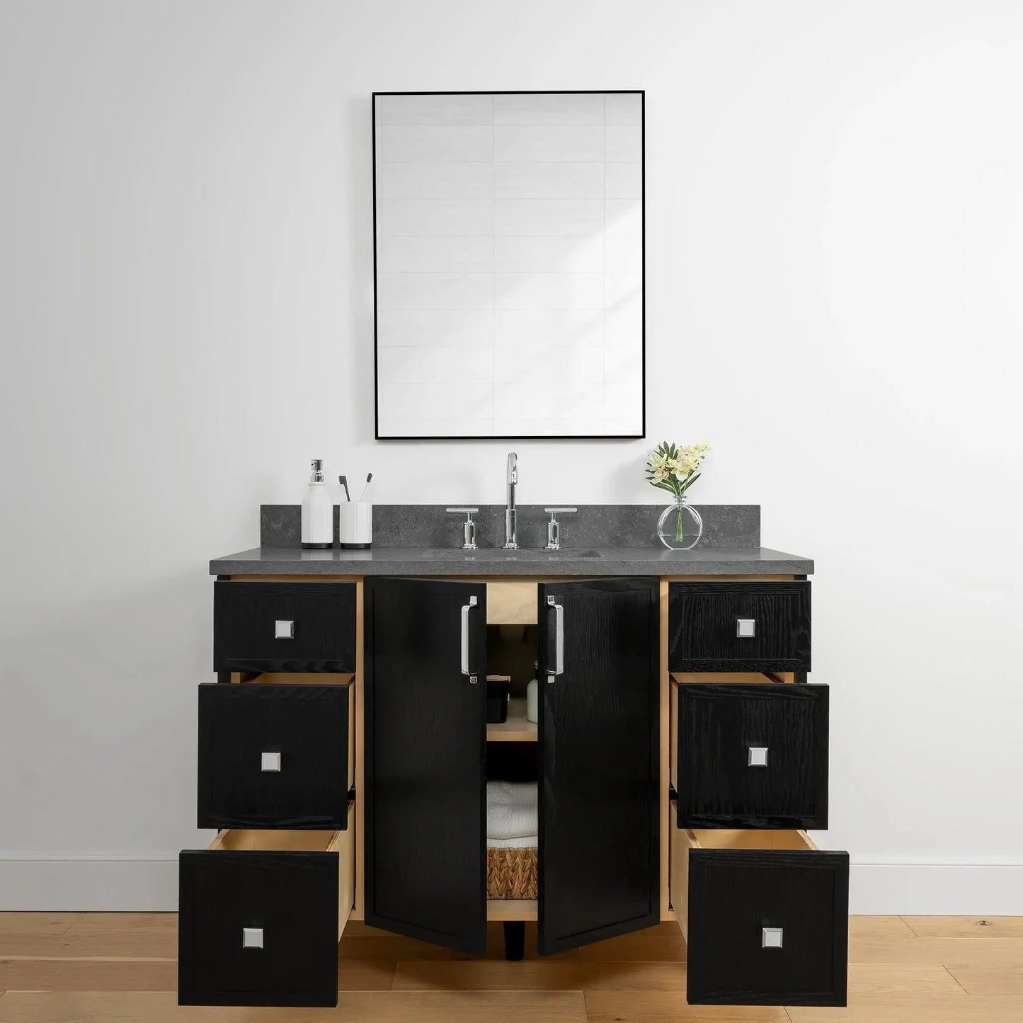 Cape Breton 48", Teodor® Blackened Oak Vanity Teodor Bathroom VanityCanada