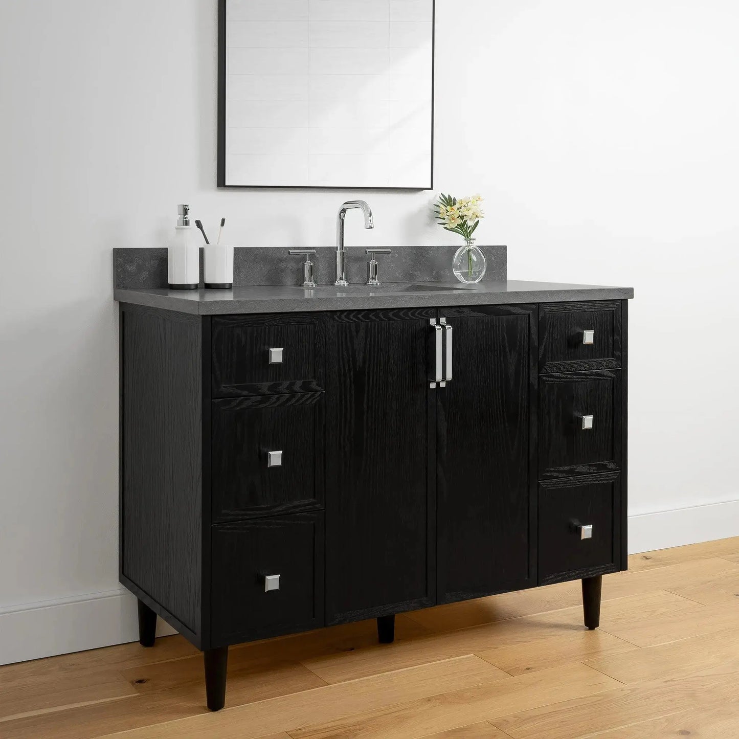 Cape Breton 48", Teodor® Blackened Oak Vanity Teodor Bathroom VanityCanada