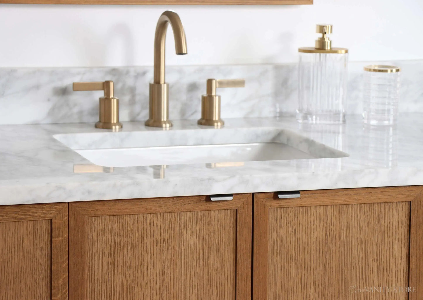 Cape Breton SLIM 48" Wall Mount Mid Century Oak Bathroom Vanity Teodor Bathroom Vanity Canada
