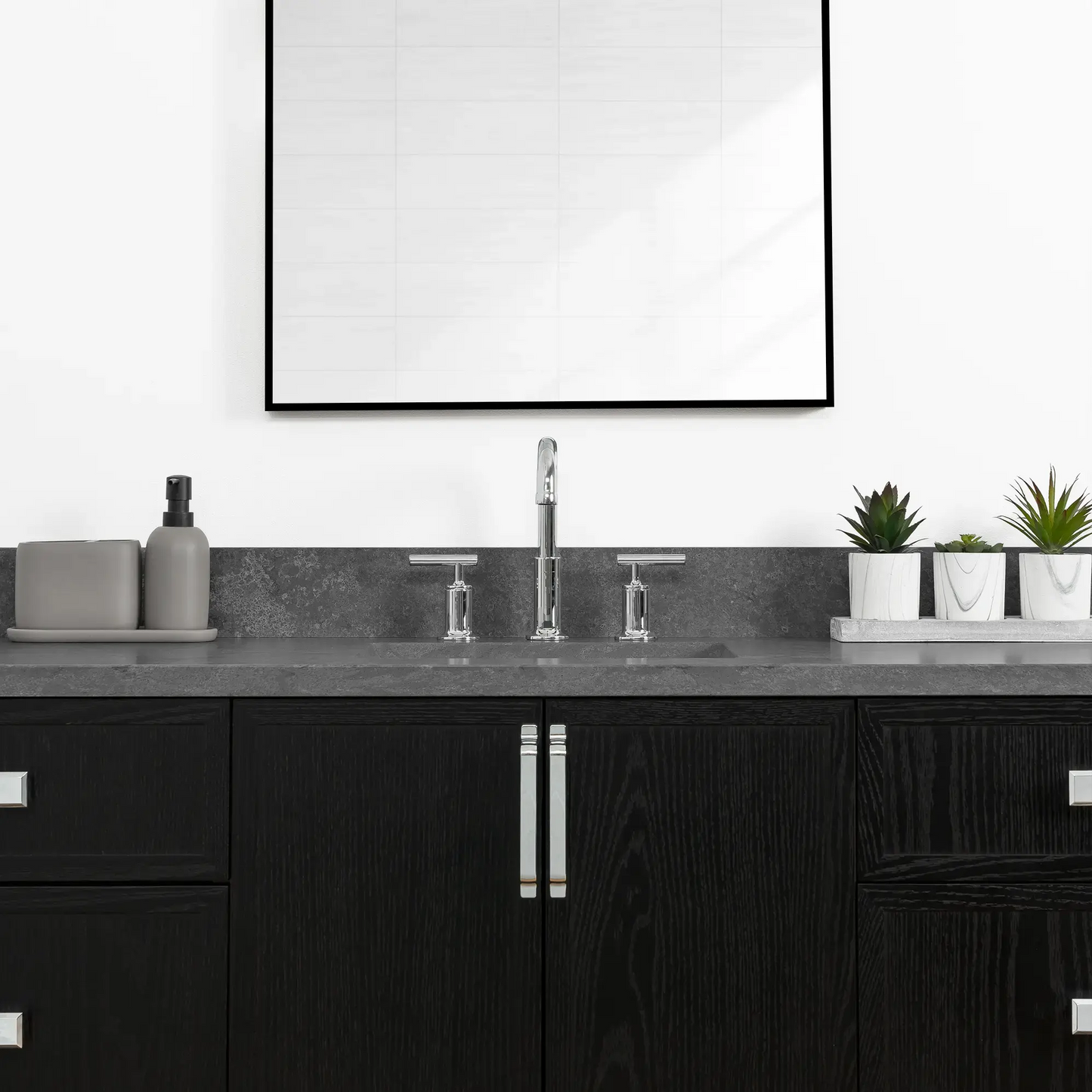 Cape Breton 60", Teodor® Blackened Oak Vanity Teodor Bathroom VanityCanada